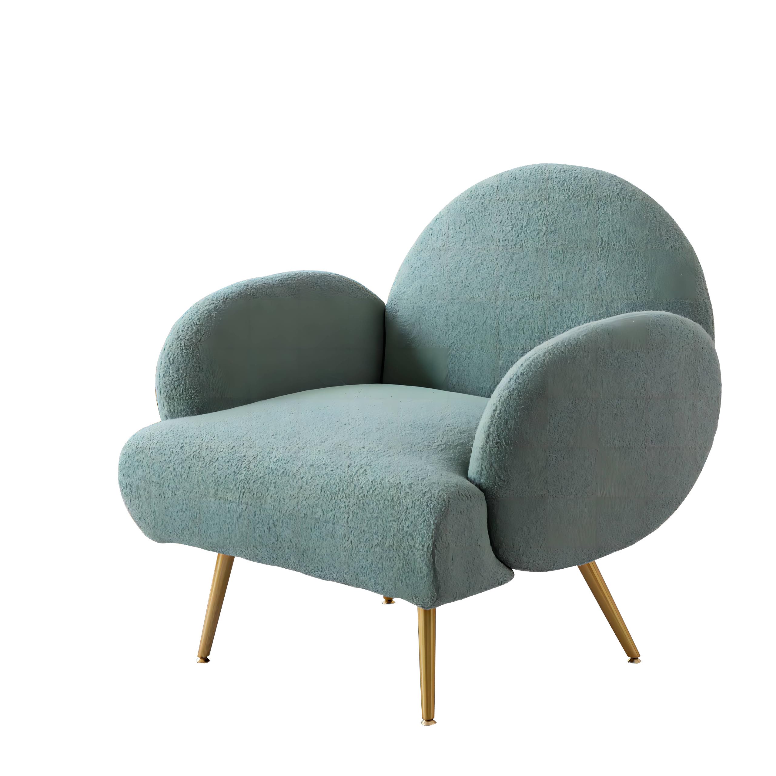 AISALL Sessel Loungesessel mit Metallbeinen, Einzelnes günstig online kaufen