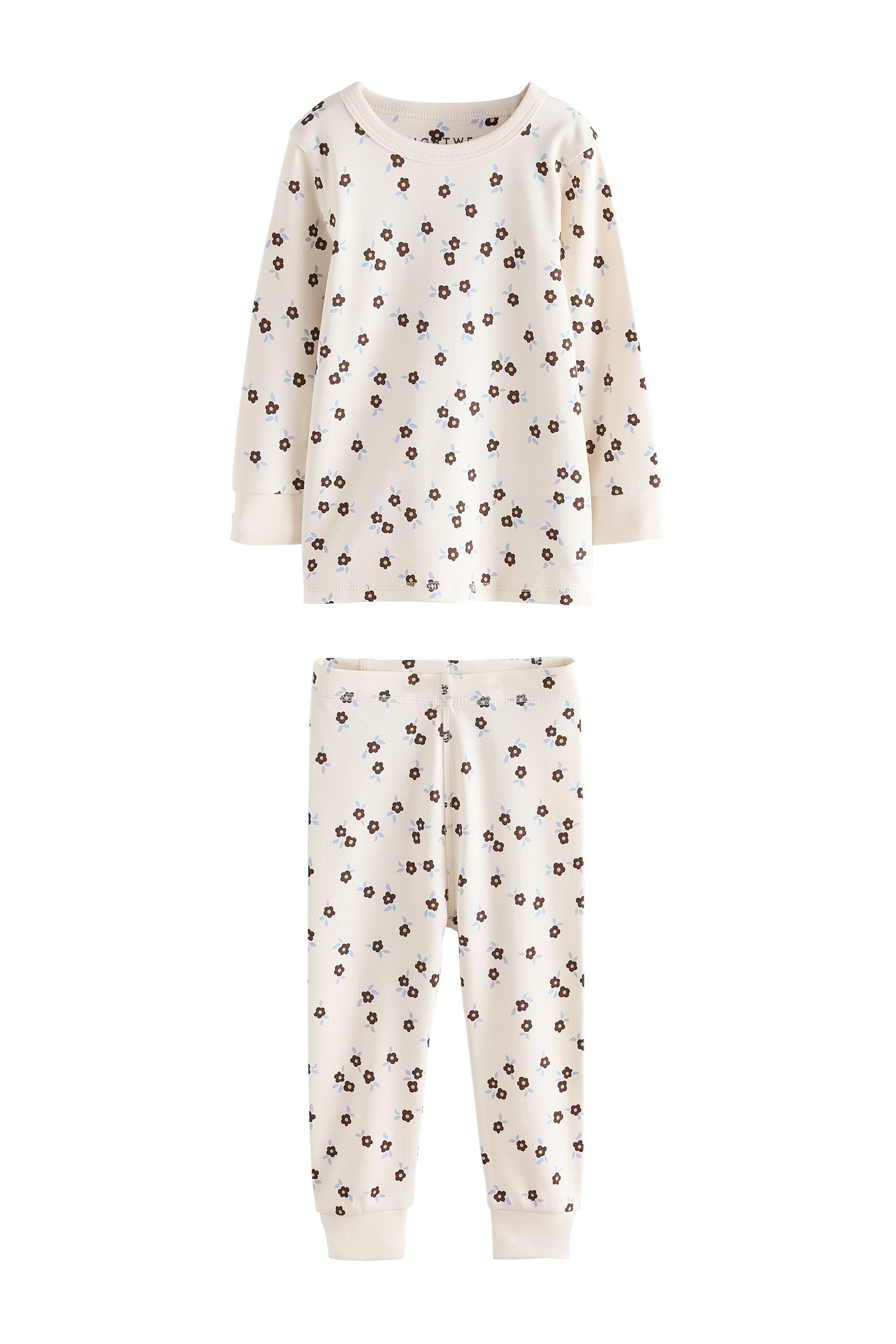 Next Pyjama Schlafanzüge mit floralem Muster, 3er-Pack (6 tlg)