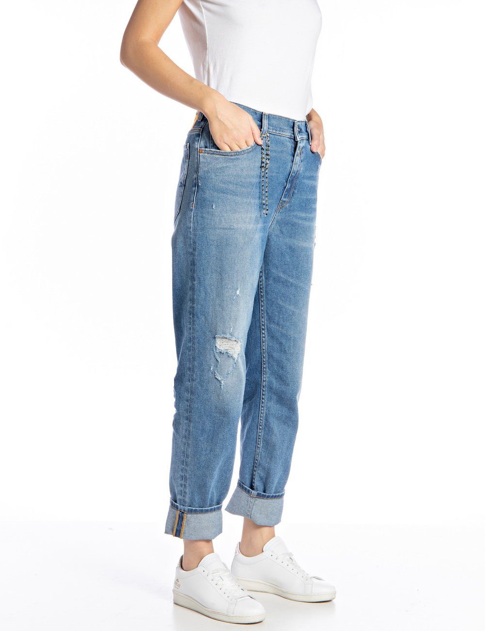 Replay Relax-fit-Jeans KILEY mit Stretch günstig online kaufen