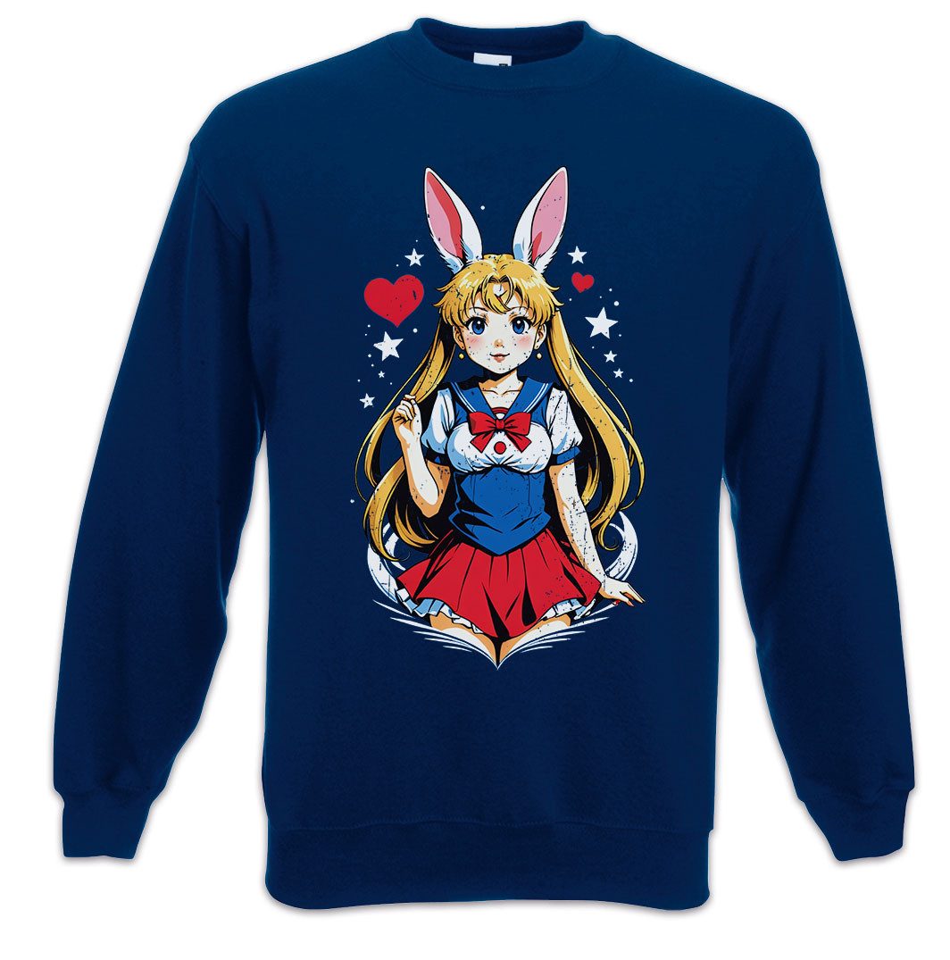 Sweatshirt Wild Anime Moon Rabbit Sweatshirt Anime Sailor Girl Usagi Tsukino