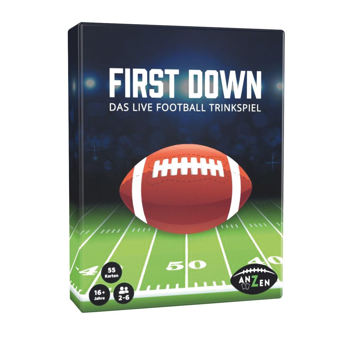 Anzen Styropor-Teil Trinkspiele FIRST DOWN