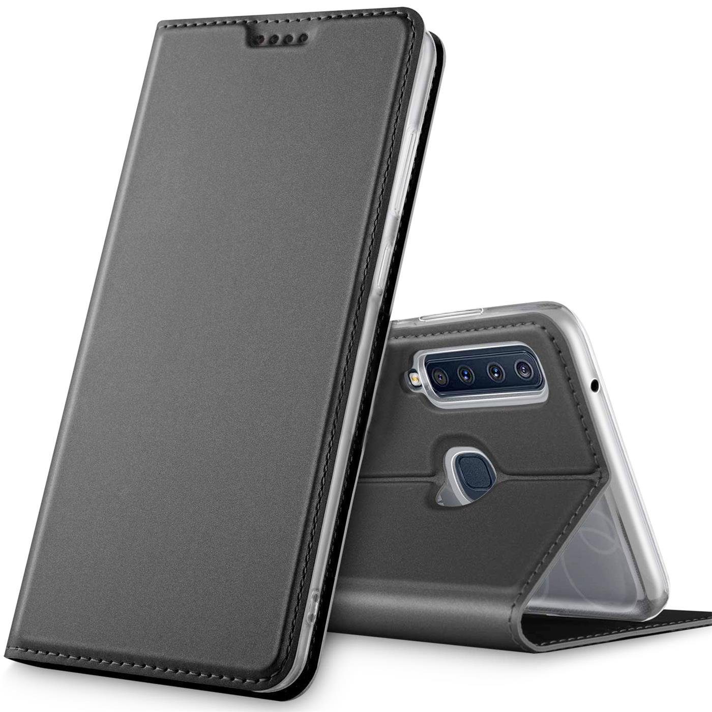 CoolGadget Handyhülle Magnet Case Handy Tasche für Samsung Galaxy A9 2018 6,3 Zoll, Hülle Klapphülle Ultra Slim Flip Cover für Samsung A9 2018 Schutzhülle