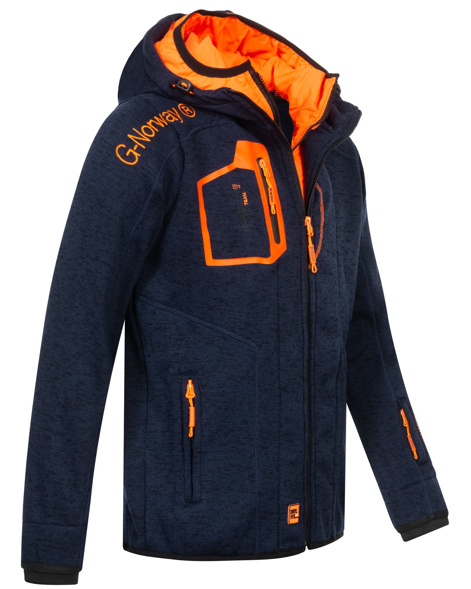 Geographical Norway Fleecejacke Herren Herbst Winter Fleece Jacke Sweat Jacke Übergangs Jacke