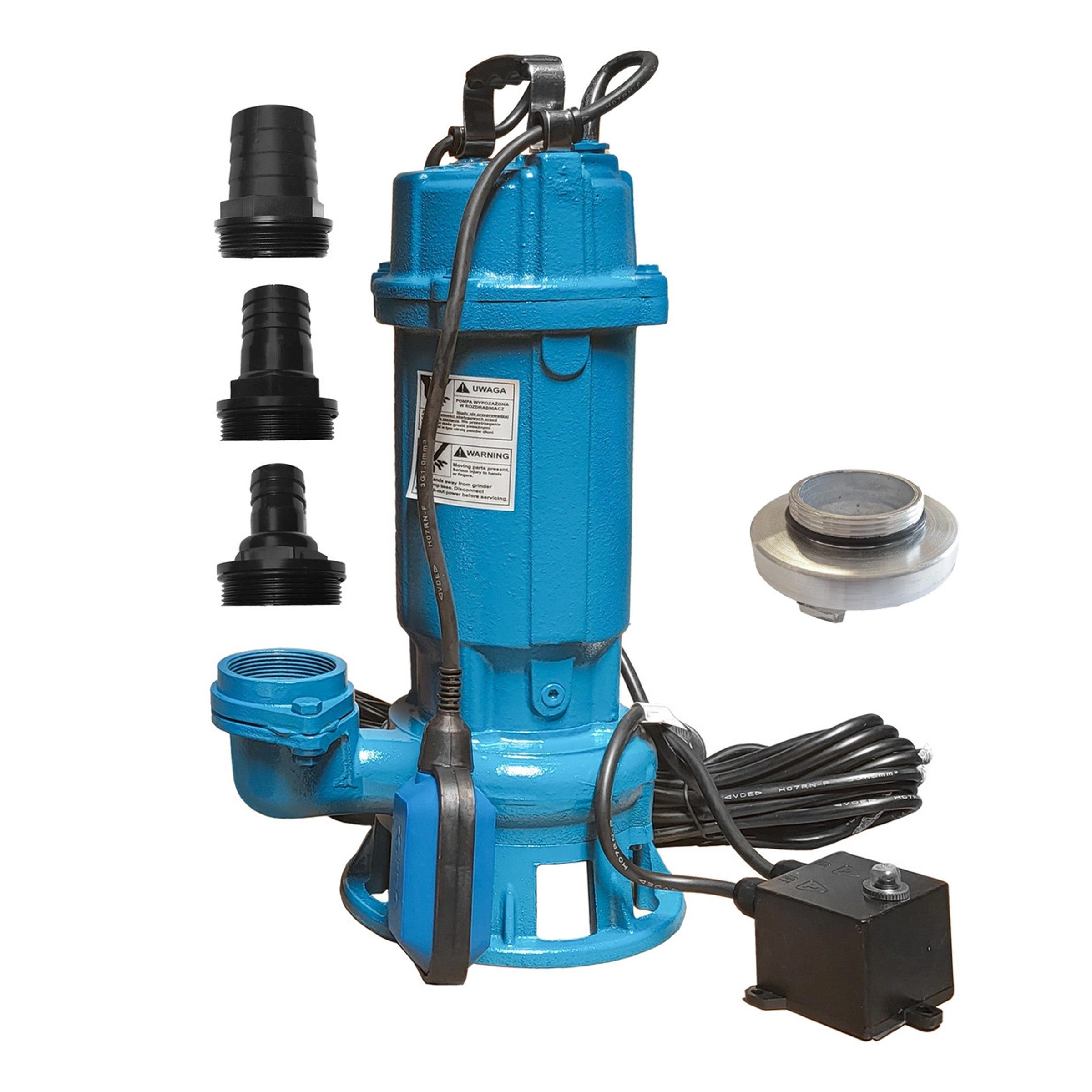 IBO Schmutzwasserpumpe IBO Schmutzwasserpumpe FURIATKA 1500W Pumpe Kupplung Fäkalienpumpe (1-tlg)