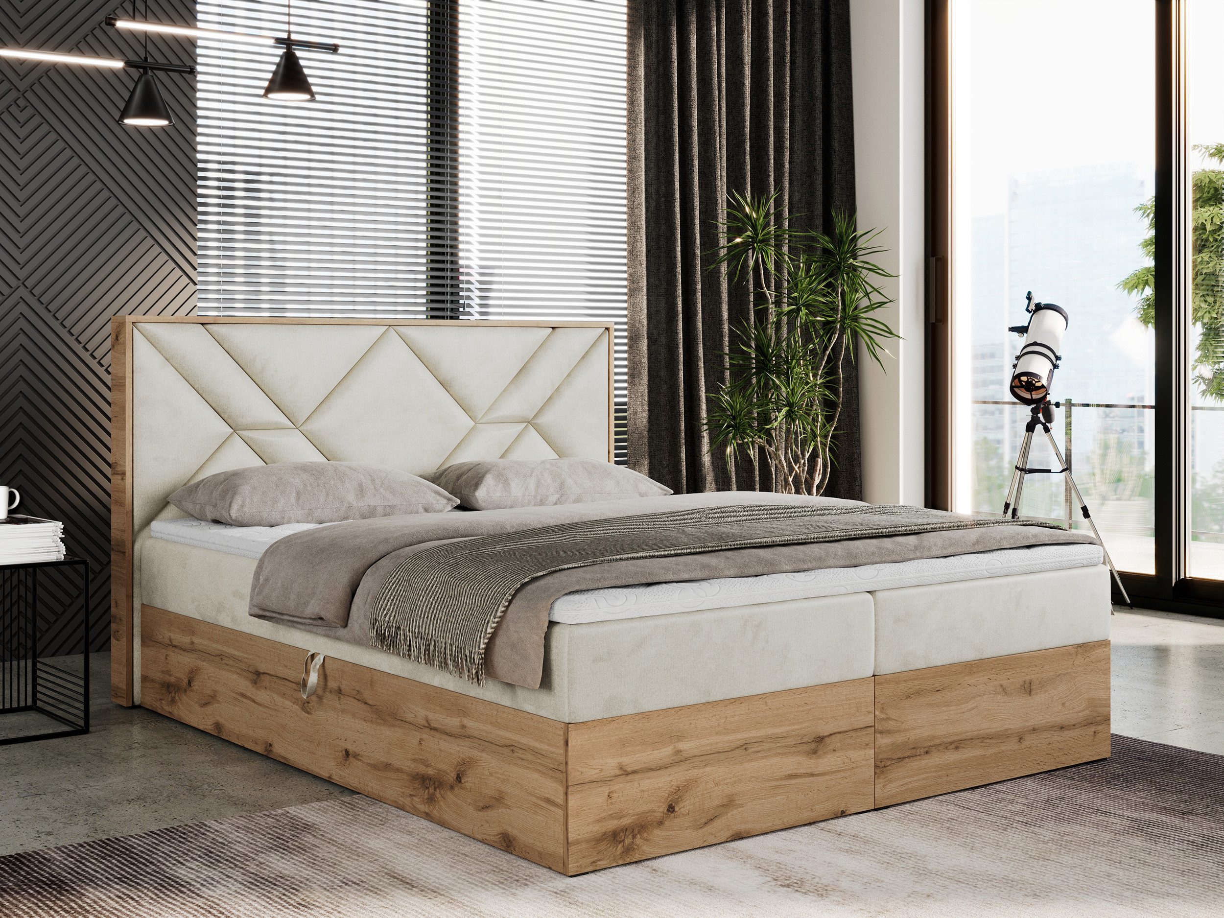 MKS MÖBEL Boxspringbett GUNAR (Set, Packung, günstig online kaufen