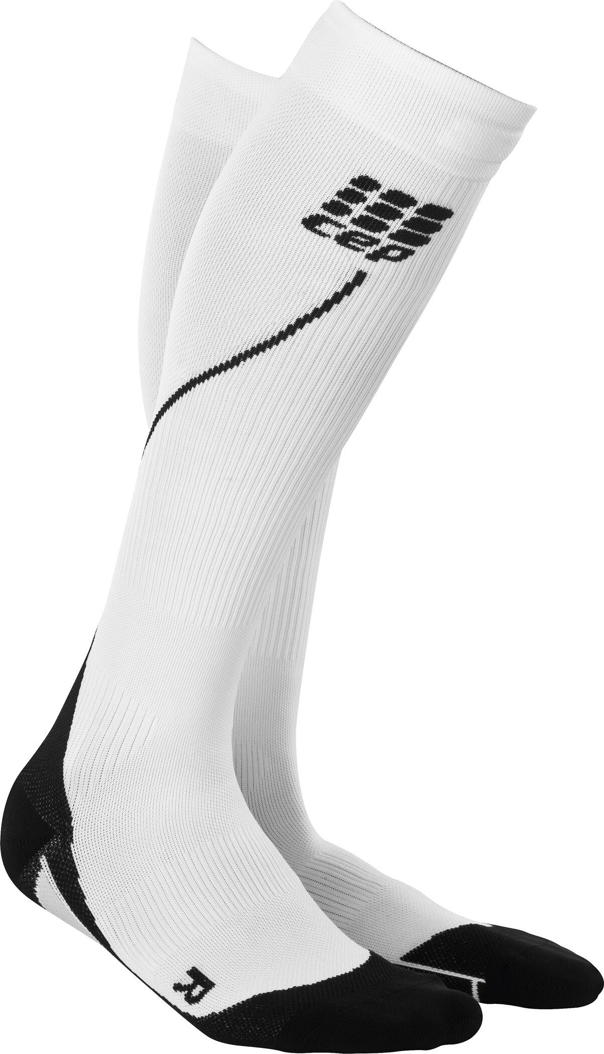 CEP Socken CEP WHITE/BLACK PRO+ SOCKS RUN 2.0