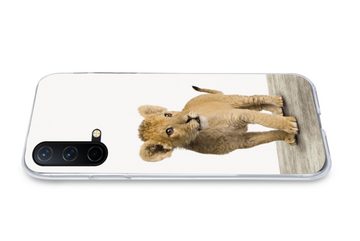 MuchoWow Handyhülle Löwe - Junge - Kinder - Jungen - Tiere - Mädchen, Phone Case, Handyhülle OnePlus Nord CE 5G, Silikon, Schutzhülle