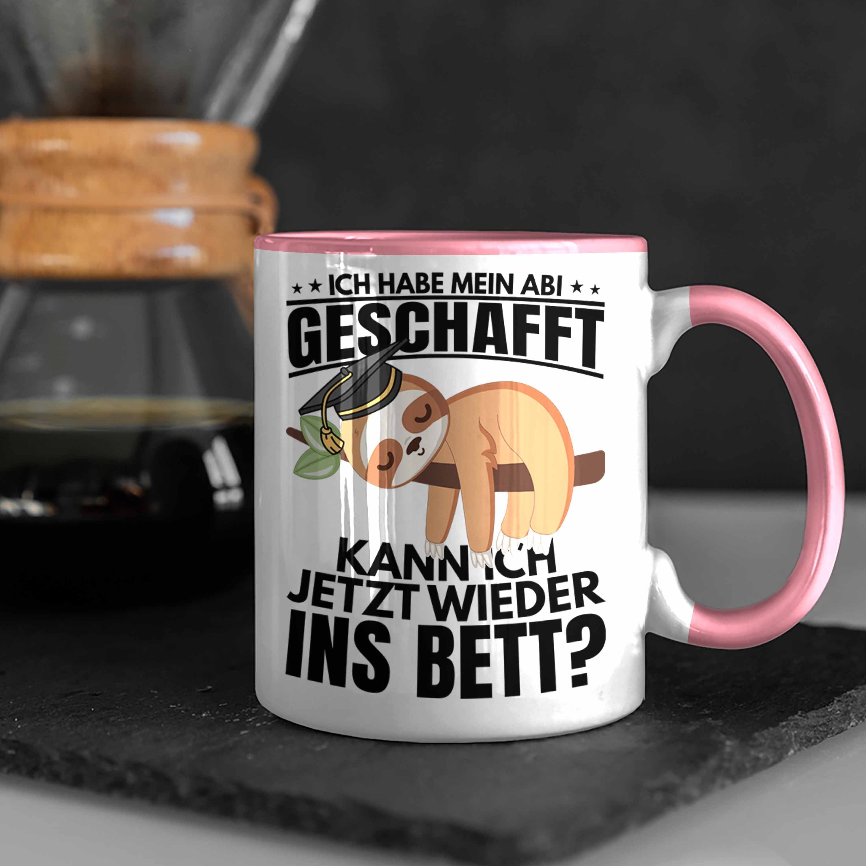 Abitur - Trendation Trendation Abi Geschenk Abschluss 2023 Tasse Rosa