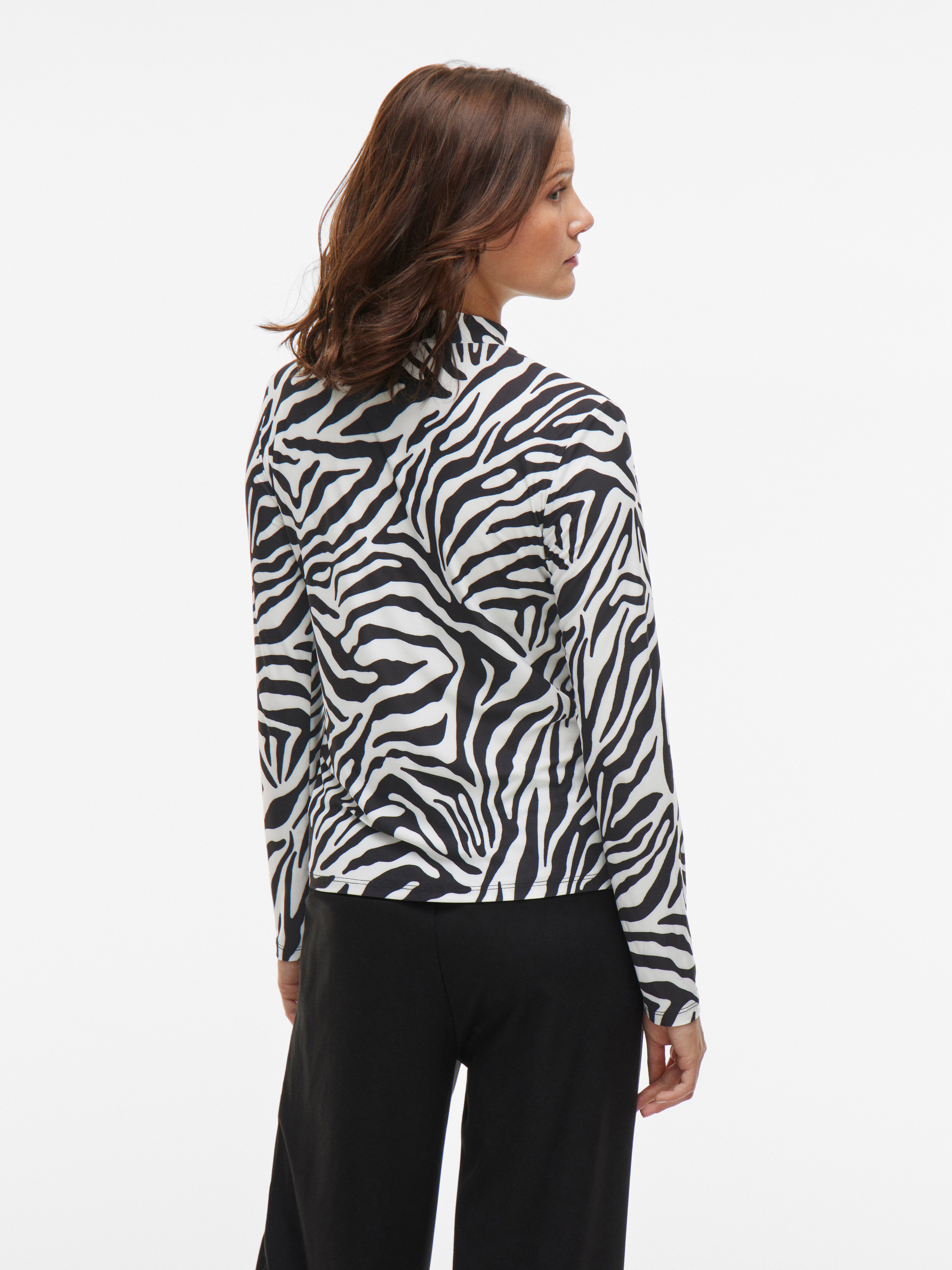 Vila Stehkragenshirt VILEOA L/S ROLLNECK TOP günstig online kaufen