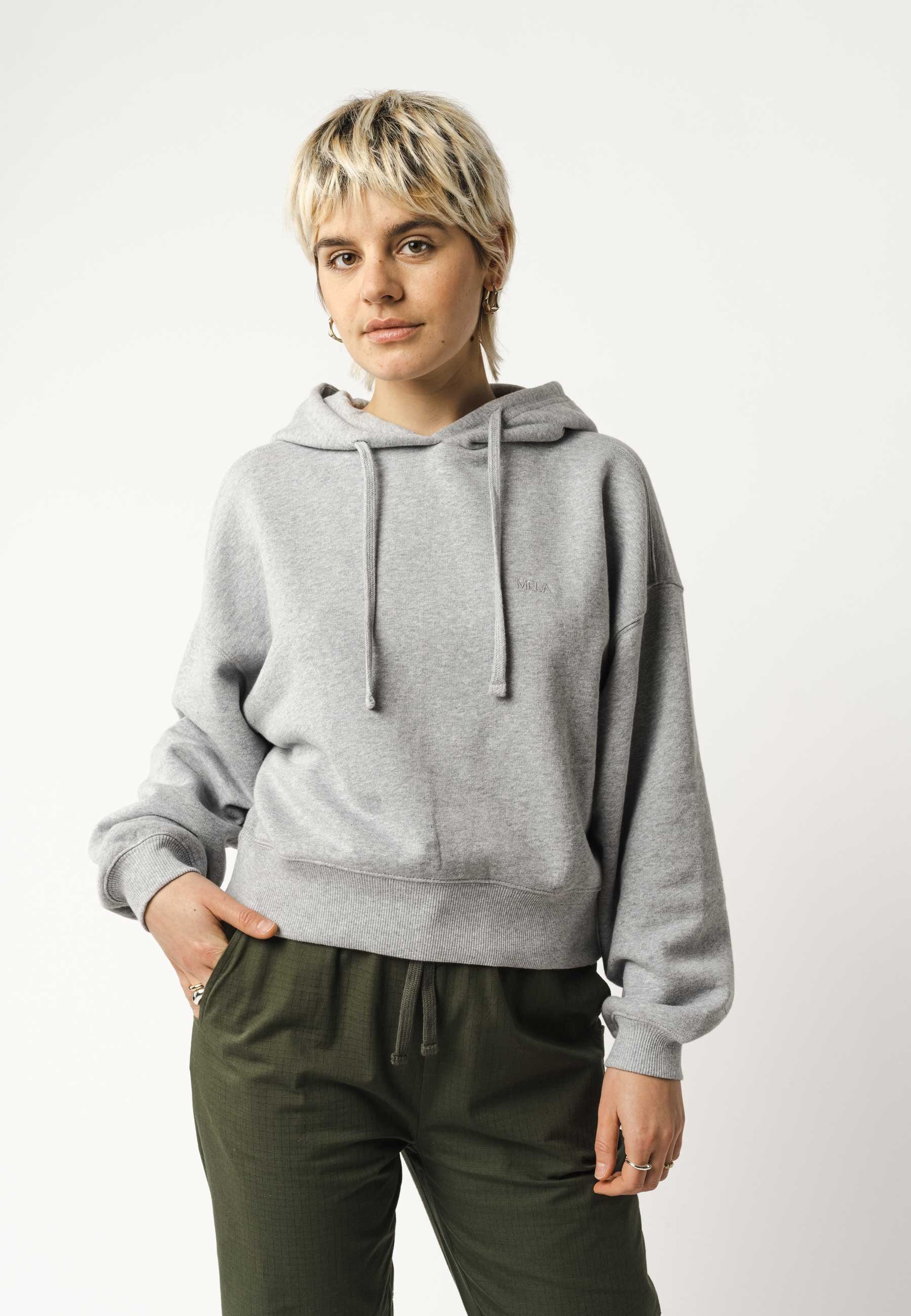 MELA Hoodie Hoodie SIMRAN Rippbündchen