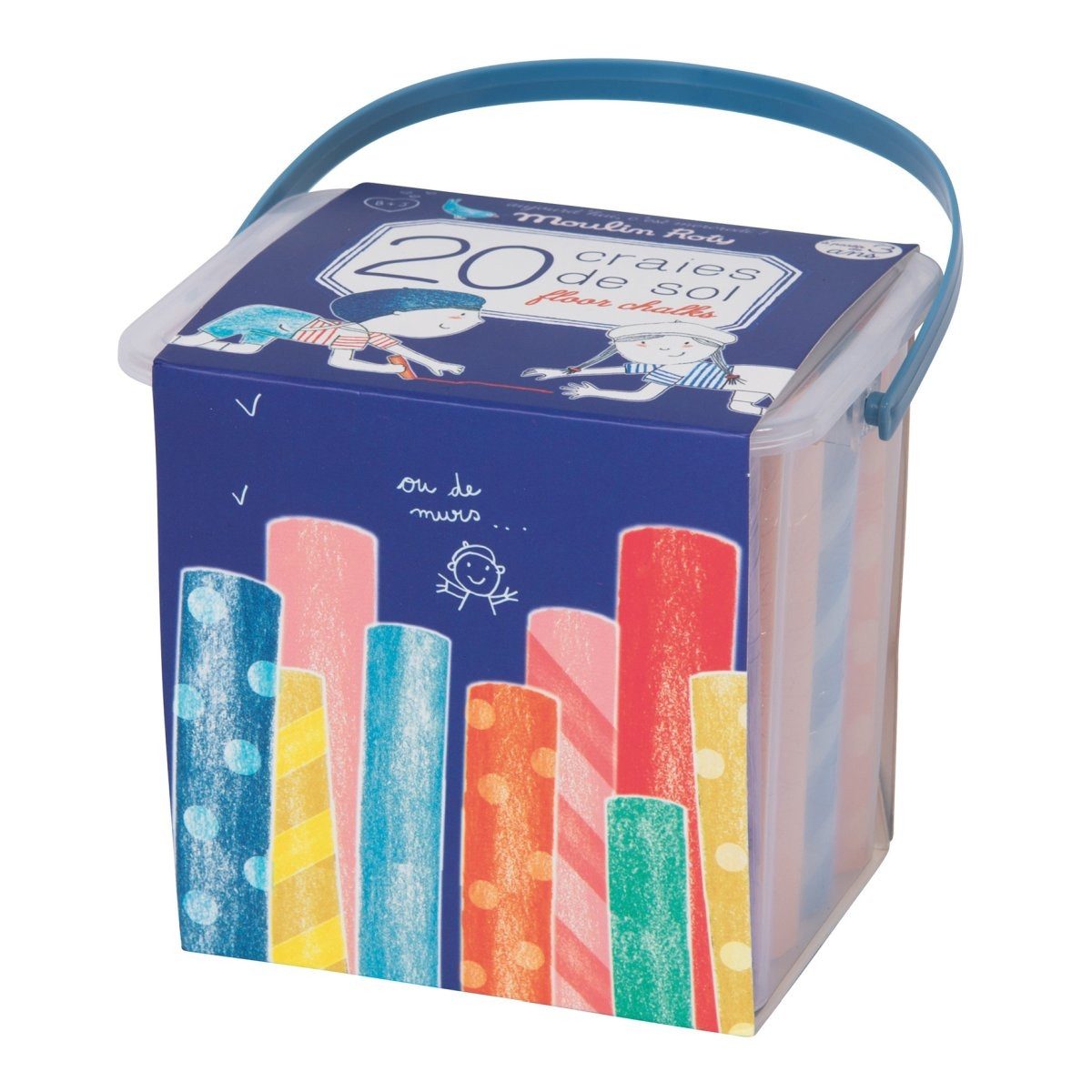 Malkreide Straßenmalkreiden Box mit 20 Kreiden Kinder Kreativ