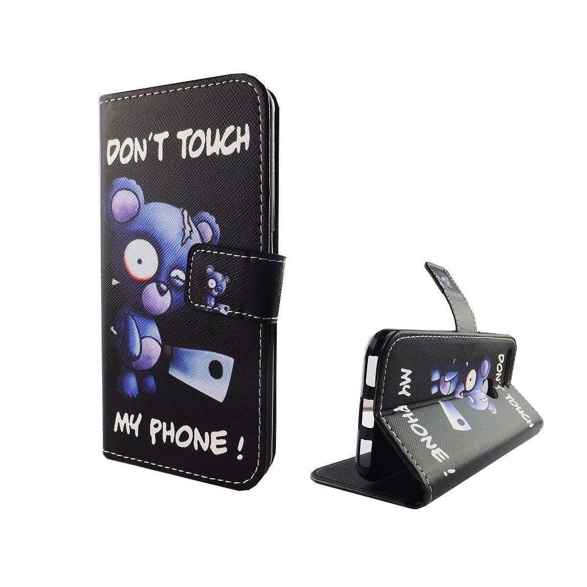 König Design Handyhülle Google Pixel, Google Pixel Handyhülle Bookcover Schwarz