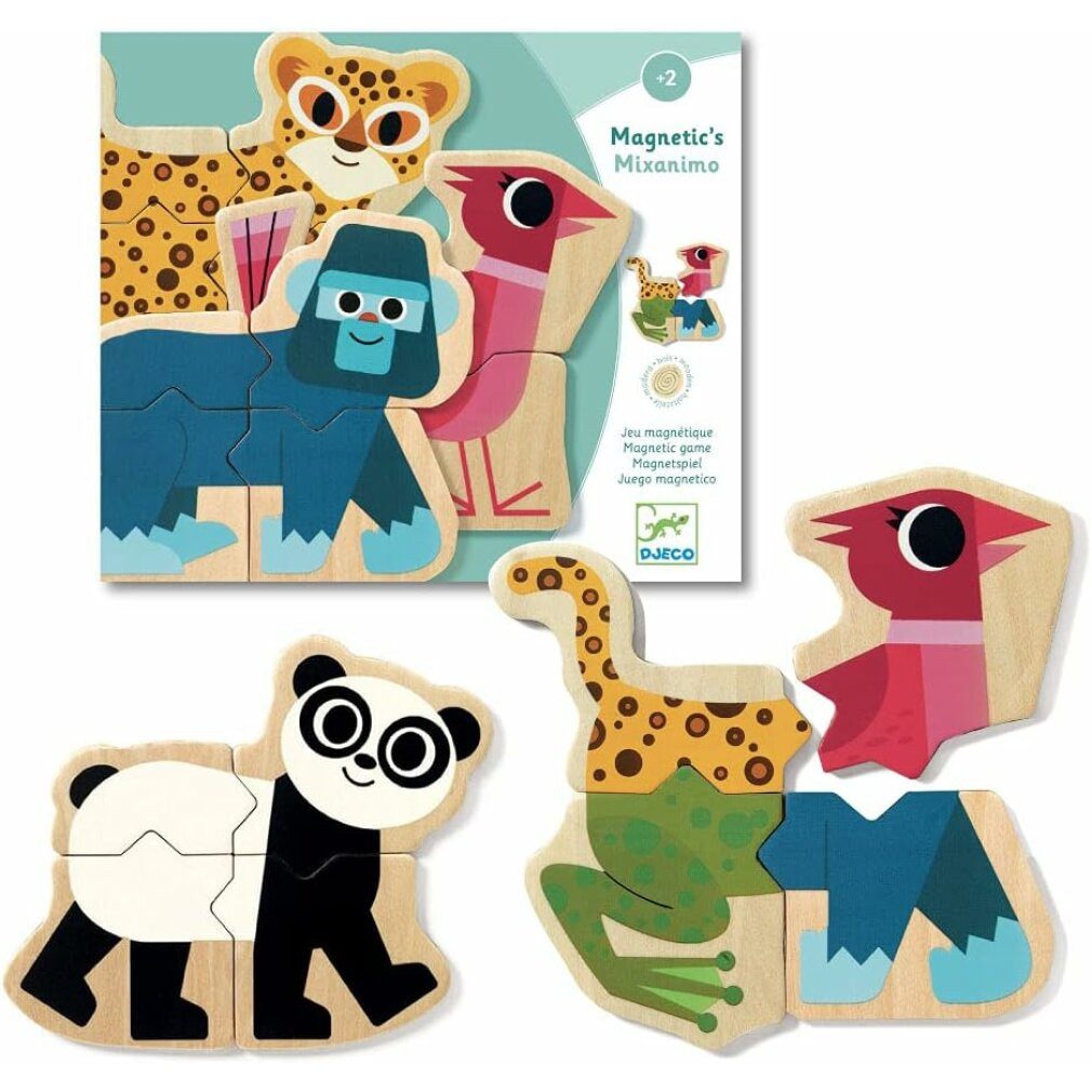 DJECO Puzzle Magnetisches Puzzle Gemischte Tiere, günstig online kaufen