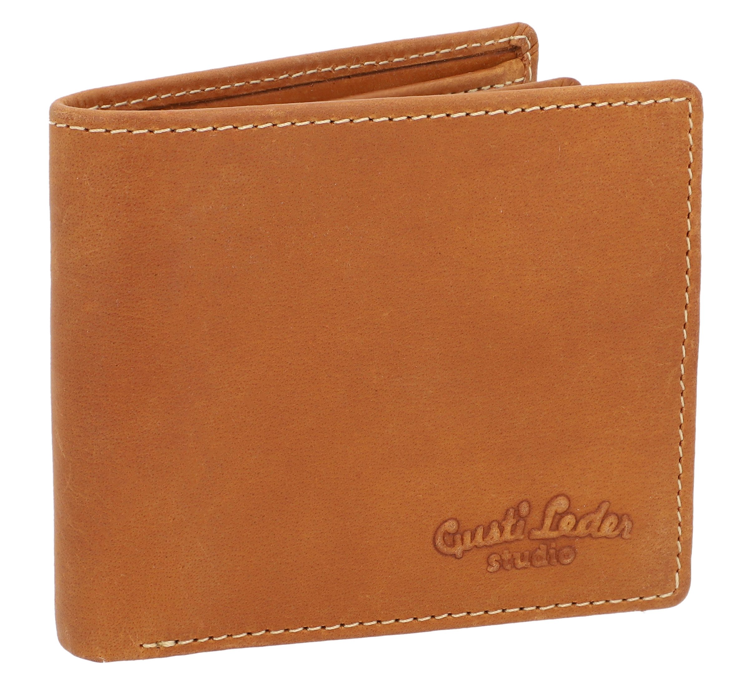 Gusti Leder Geldbörse Gusti Leder Geldbörse Foster (Querformat, 1-tlg., Querformat)