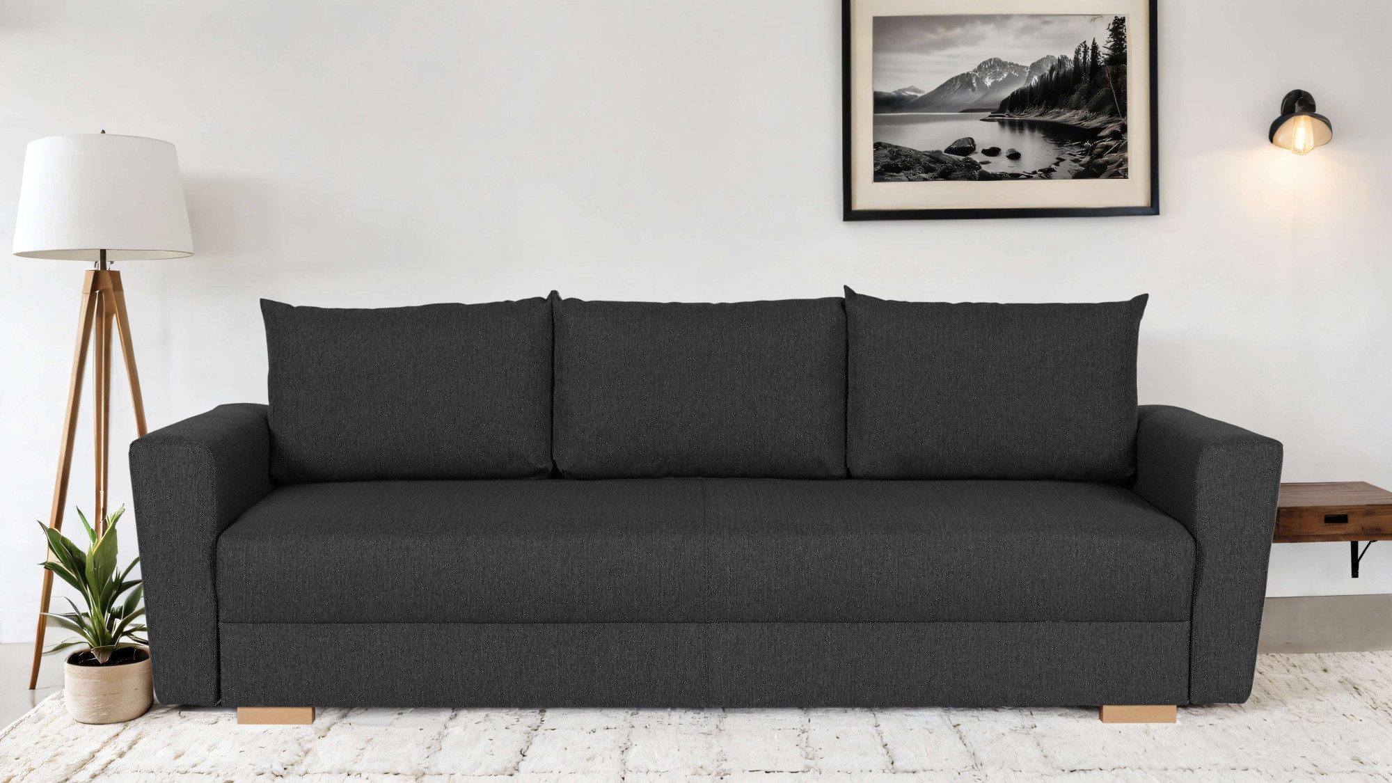 INOSIGN 3-Sitzer MAGHERA Schlafsofa mit Bettkasten, günstig online kaufen