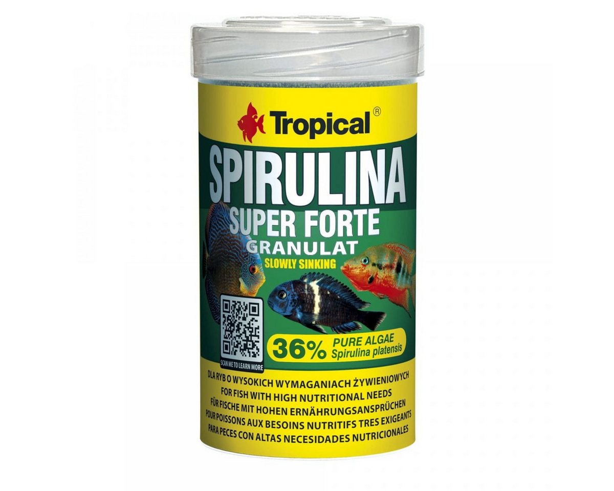Tropical Super Spirulina Forte 36% Granulat, für: Fische