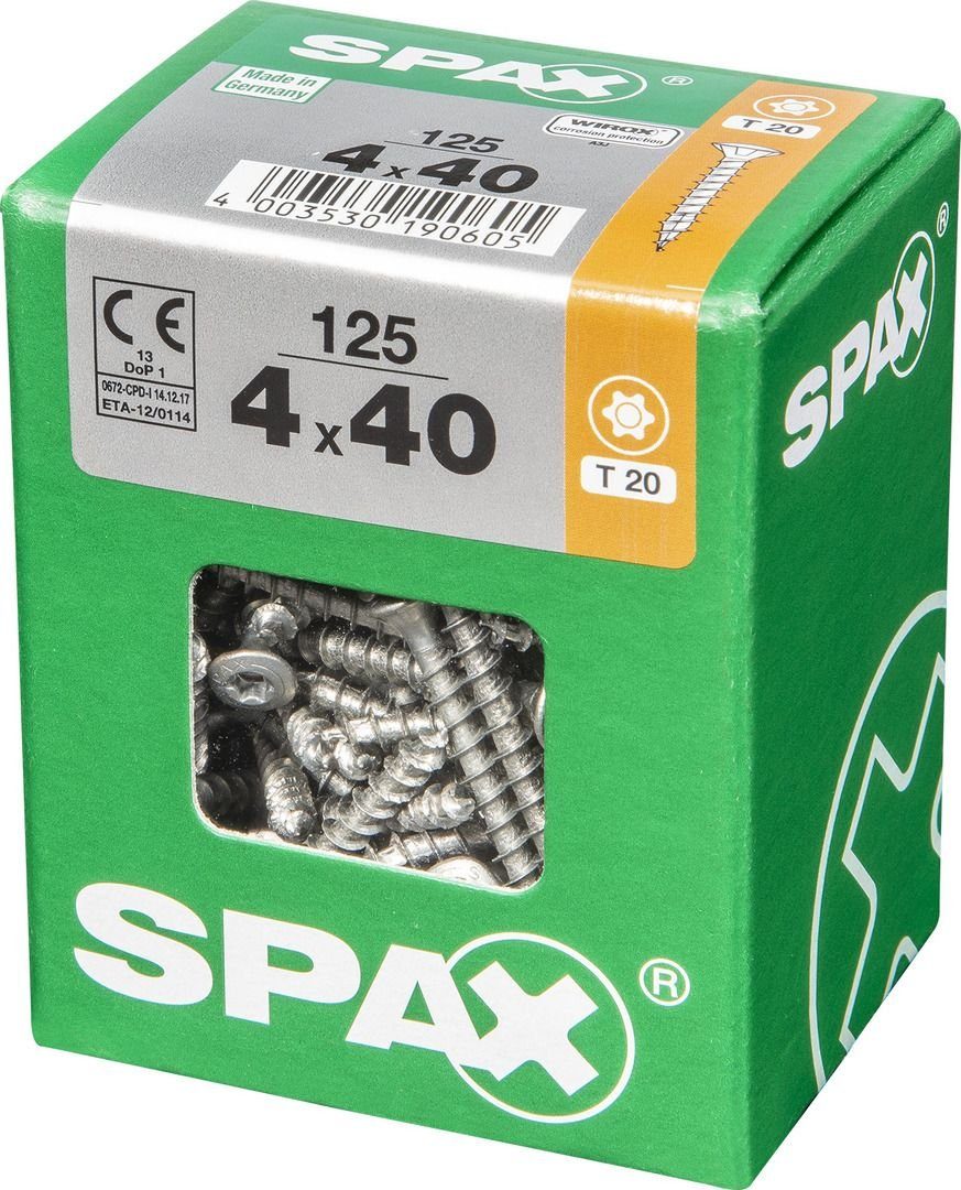 Universalschrauben TX 4.0 x SPAX 20 Spax Holzbauschraube mm 40