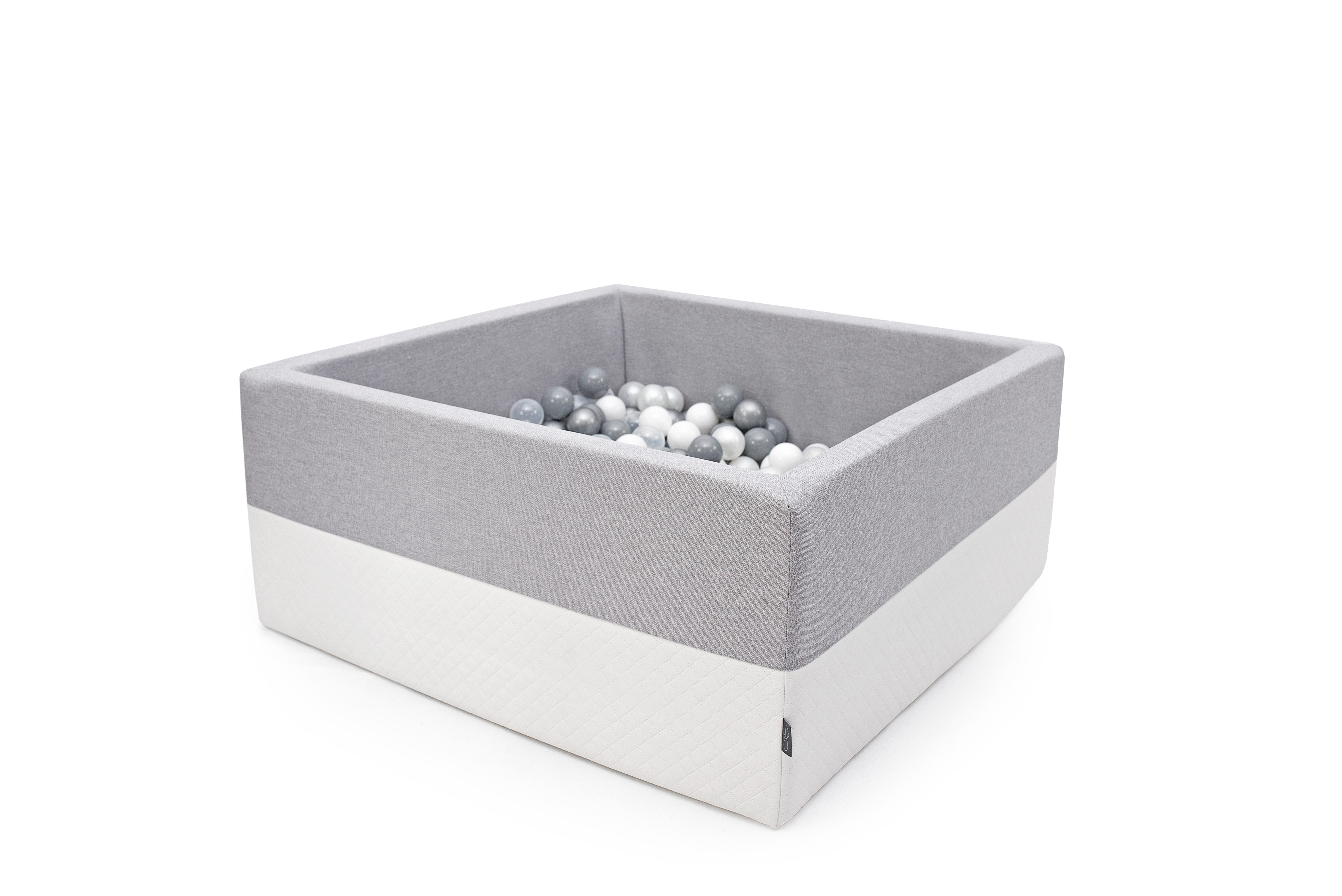 Ajababy Bällebad-Bälle Bällebad XXL Luxus Bällebad Bällepool 90x90x40 mit 200 Bällen