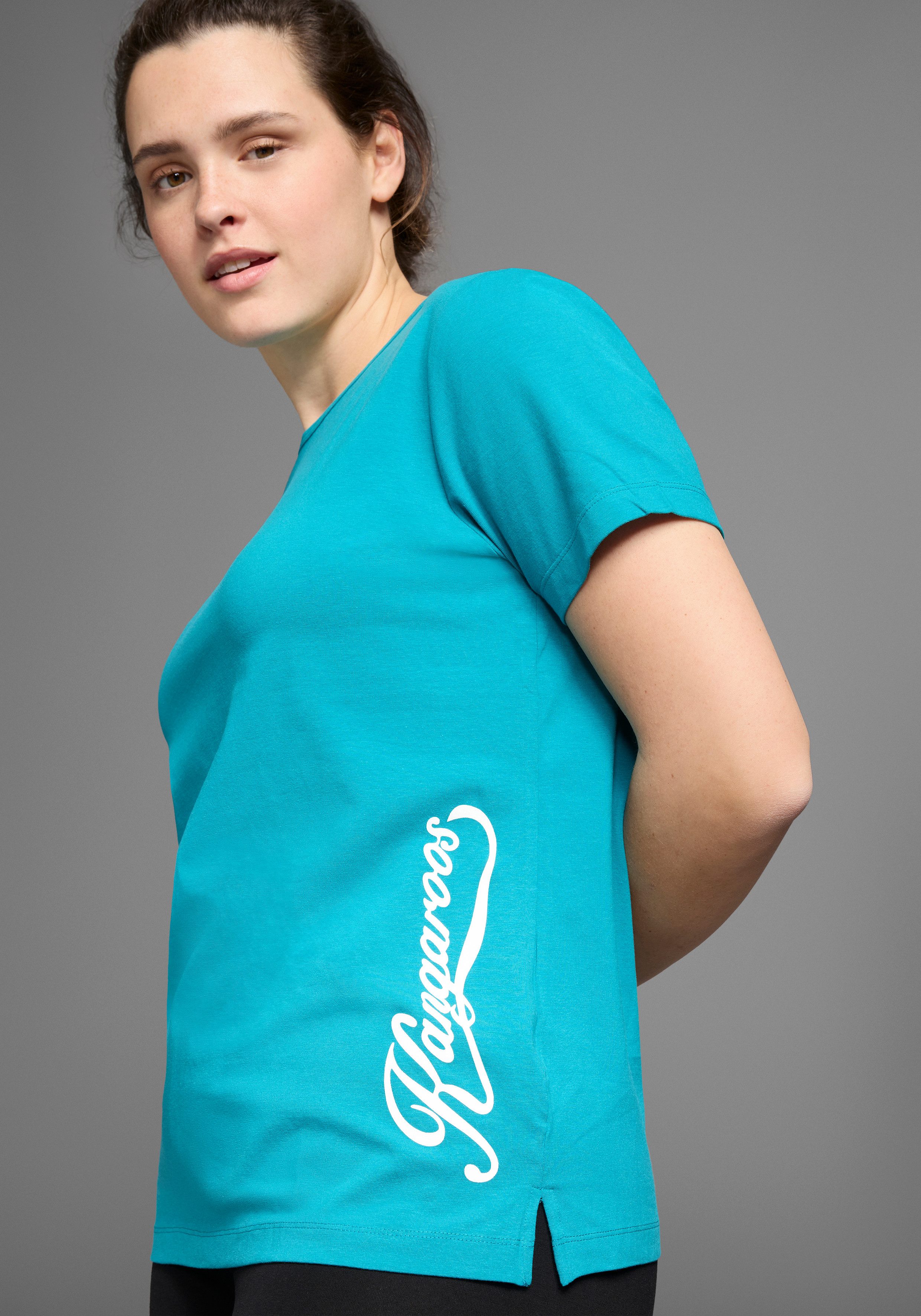 KangaROOS T-Shirt Kurzarm, casual, unifarben, große Größen günstig online kaufen