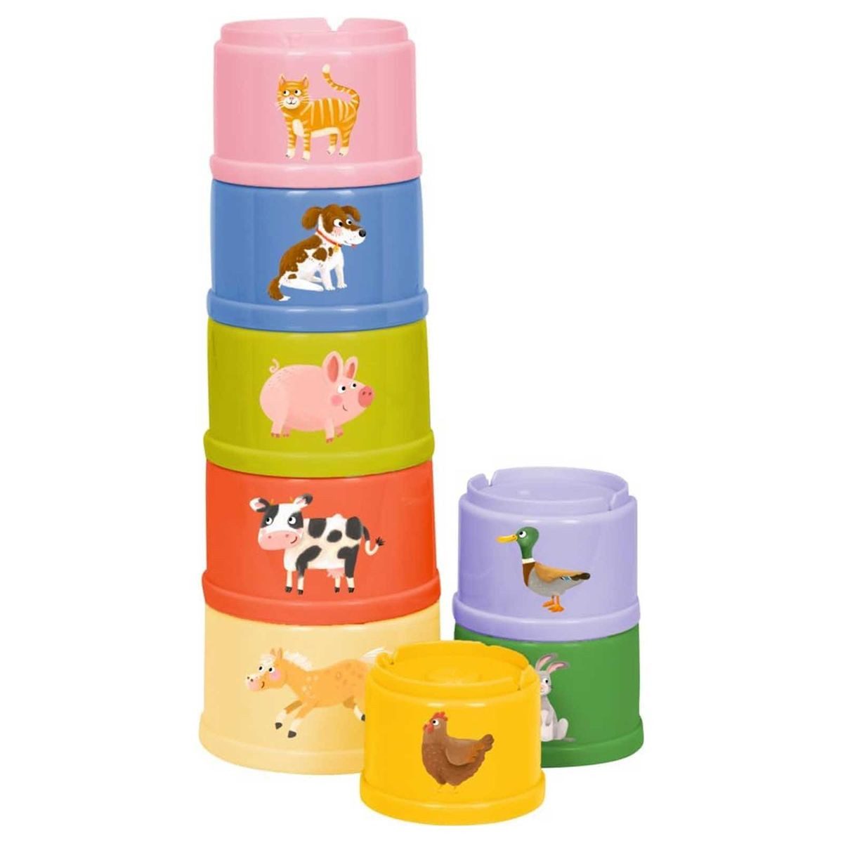 COPPENRATH DIE SPIEGELBURG Stapelspielzeug Coppenrath 23293 - Die Spiegelburg - minis - Stapelbecher Bauernhof