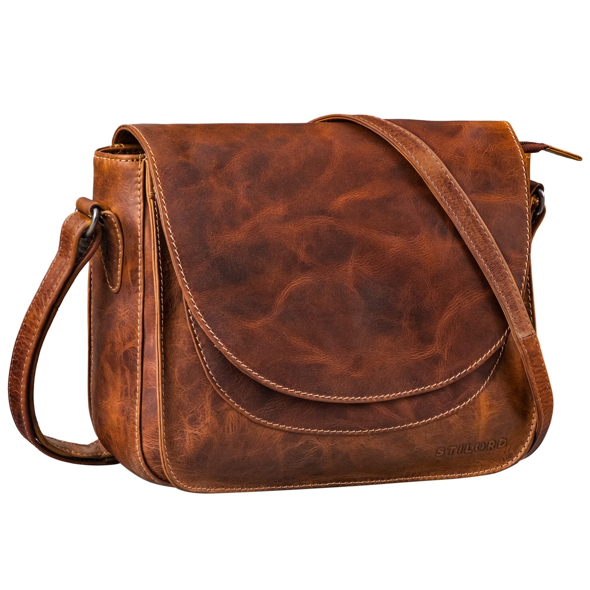 STILORD Handtasche "Fleur" Umhängetasche Damen Leder günstig online kaufen