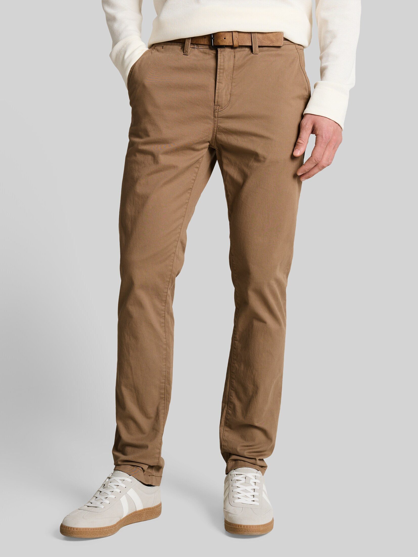 TOM TAILOR Denim Chinohose Hosen & Chino Slim Chino Hose mit Gürtel