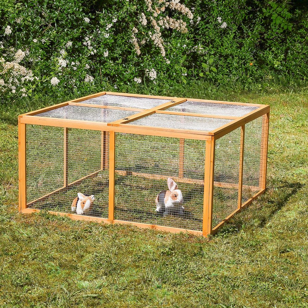Mucola Freigehege Freigehege Hasenstall Kleintierstall Stall günstig online kaufen