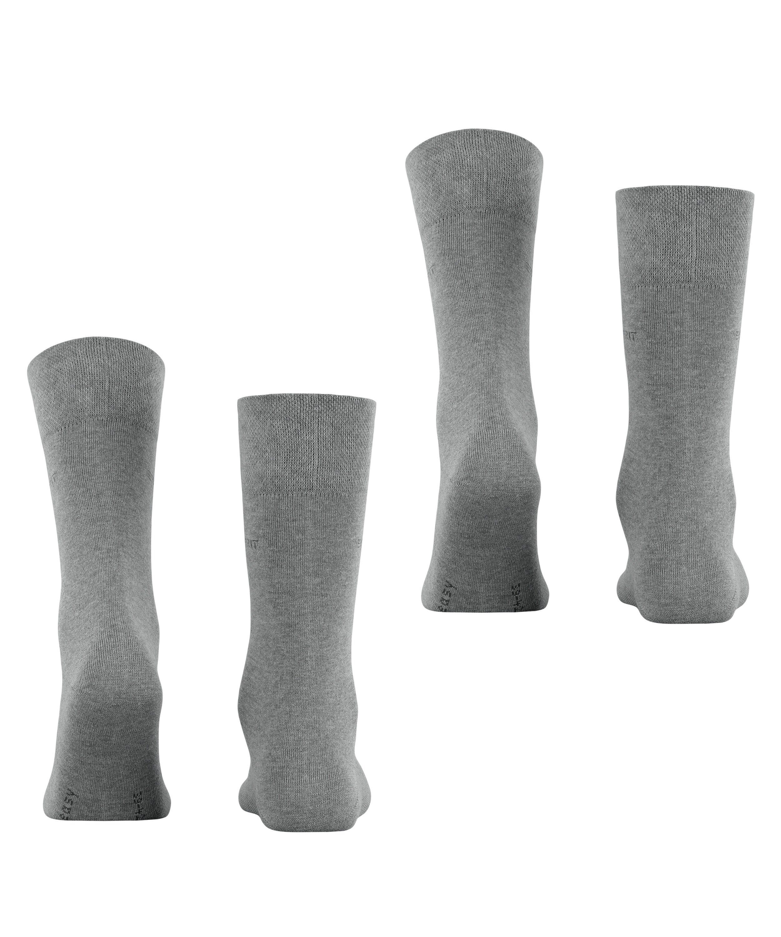 Esprit Socken Basic Easy 2-Pack Socken (2-Paar) mit druckfreiem Komfortbund