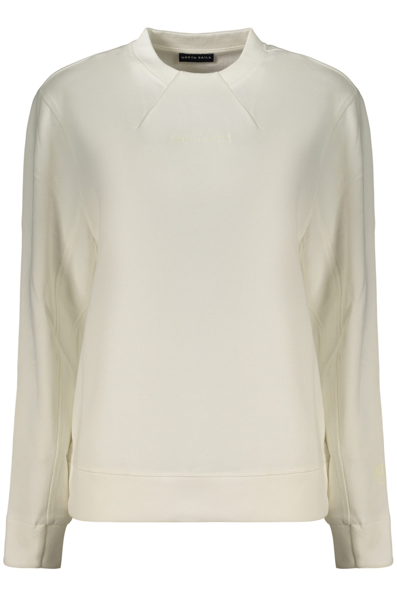 North Sails Sweatshirt Weißer Damenpullover ohne Reißverschluss –