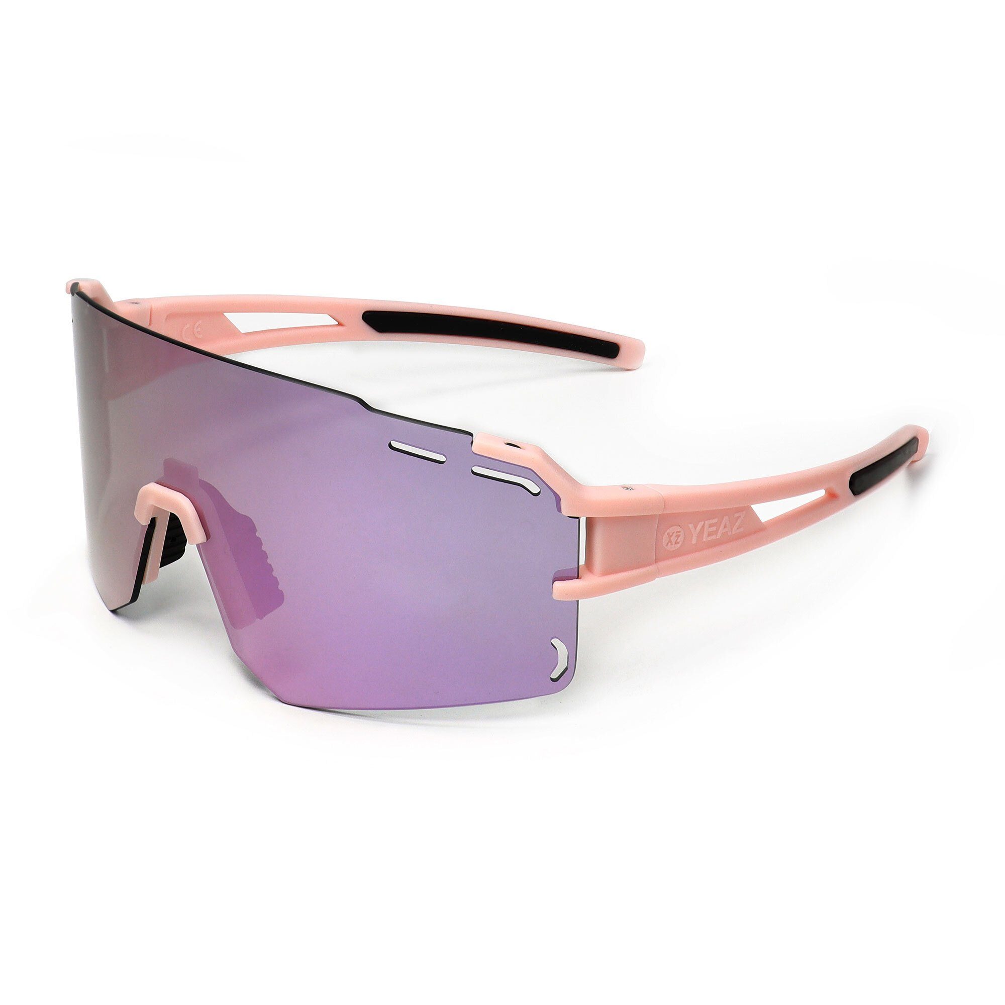 YEAZ Sportbrille SUNCRUISE sport-sonnenbrille grün, pink lila Sport-Sonnenbrille 