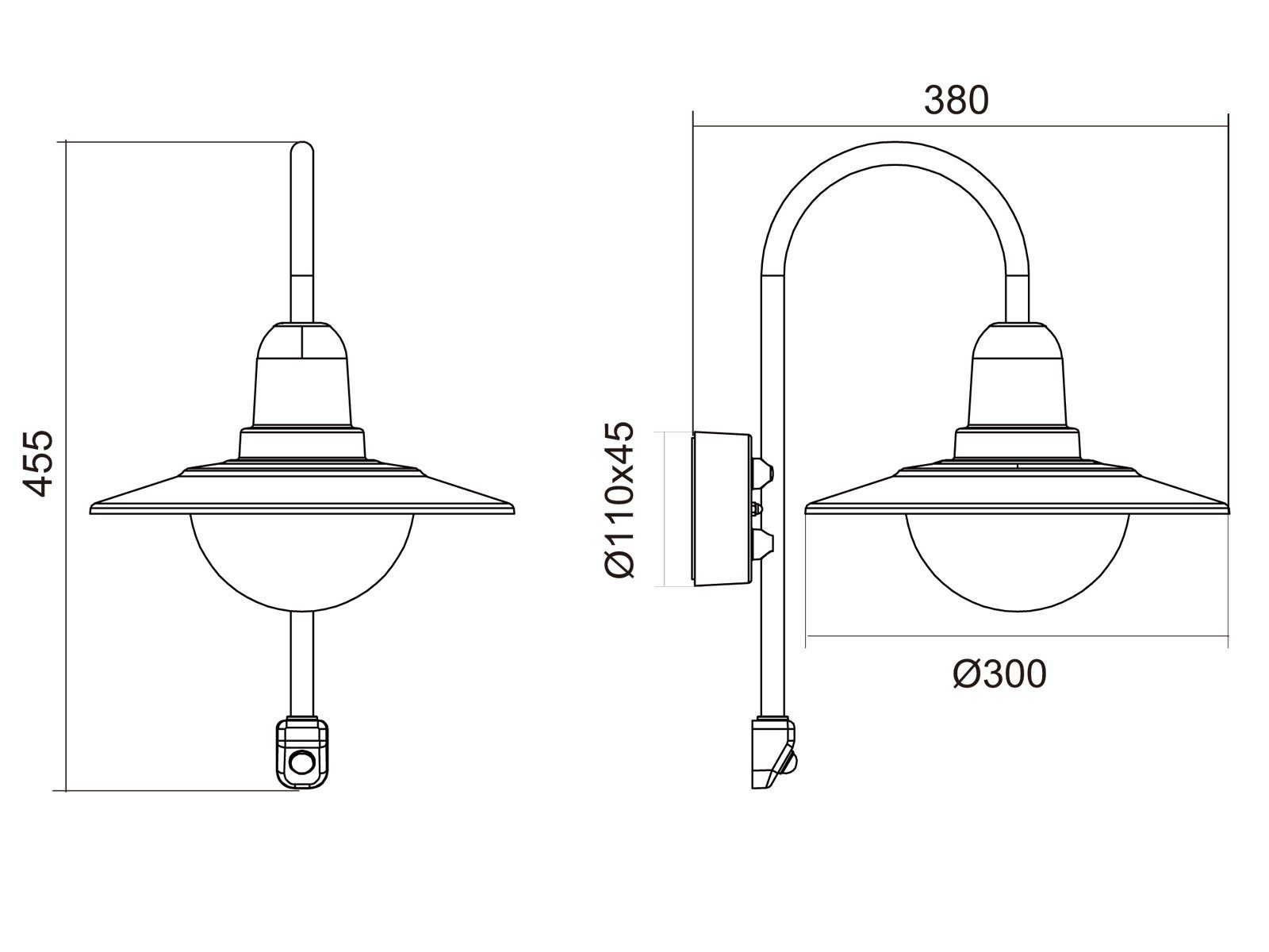 TRIO Leuchten LED Außen-Wandleuchte, Bewegungsmelder, LED wechselbar, Warmweiß, Landhausstil Wandlaterne mit Bewegungsmelder, Fassadenlampe Hauswand