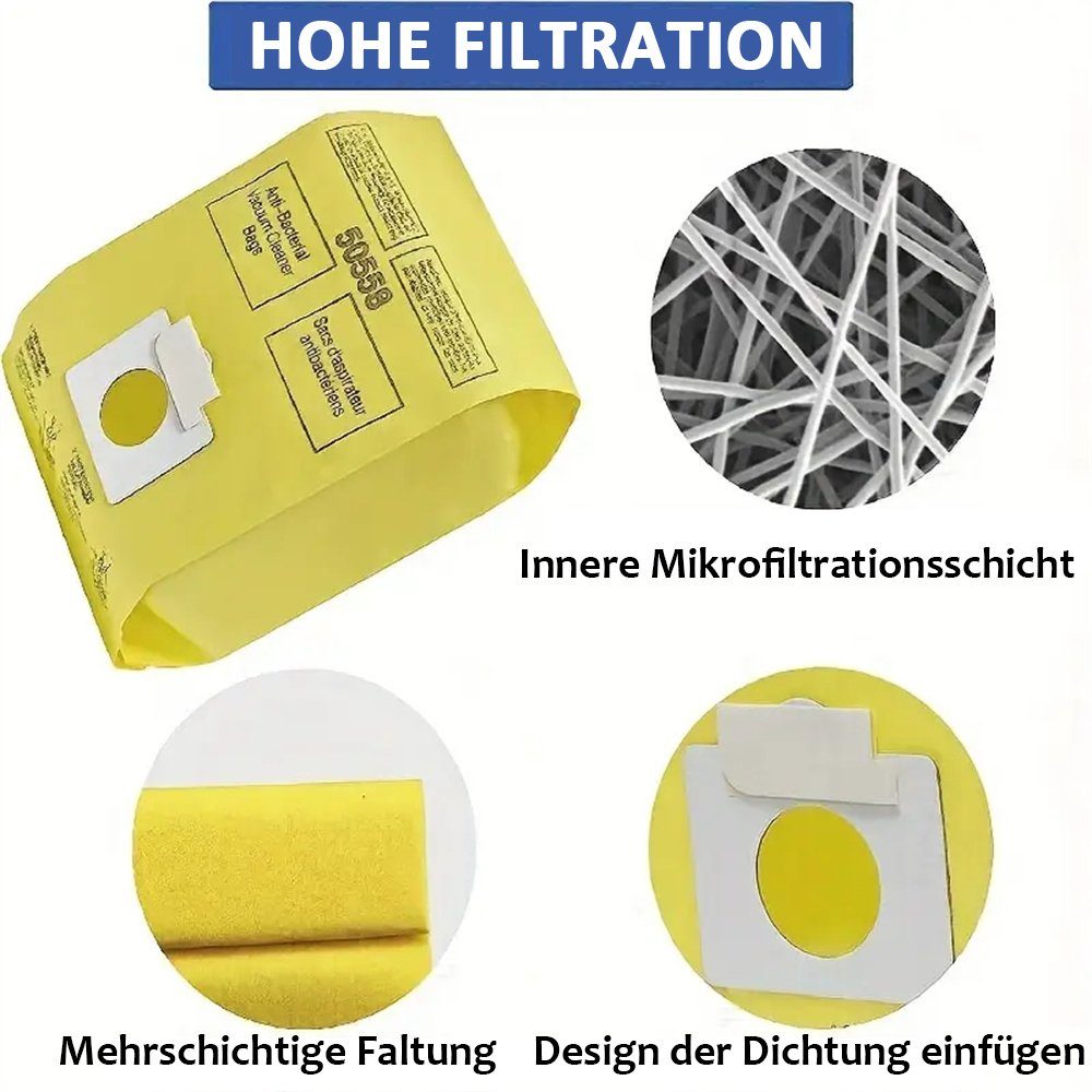 Staubsaugerbeutel TUABUR 50558 50557 St. C/Q Modell Kenmore Ersatz-Staubsaugerbeutel 12 50555 C-5, für