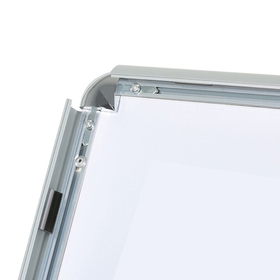 LMG Germany Standtafel Werbeaufsteller Kundenstopper Aluminium DIN A1 UV geschützt Metall, Stabiler Aluminium-Kundenstopper, klappbar, UV-geschützt, wetterfest