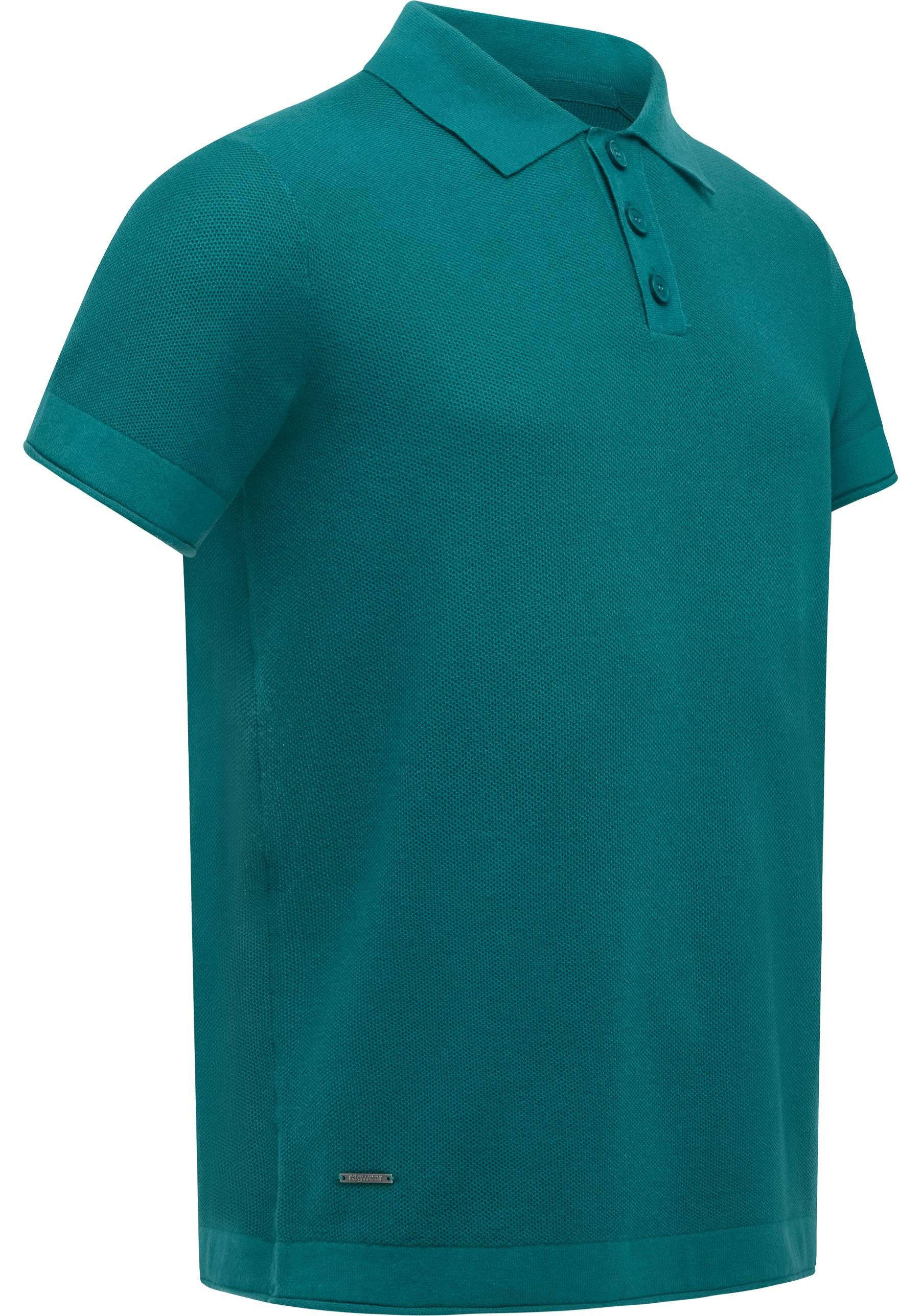 Ragwear T-Shirt Lorien (1-tlg) Kurzärmliches Shirt mit Hemdkragen