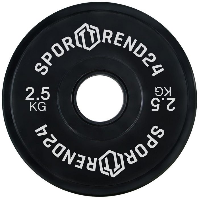 Sporttrend 24 Hantelscheiben 2 5kg Gewichtsscheibe Hantelscheibe Gewichtscheibe für Langhantel und Kurzhantel mit 50mm Aufnahme