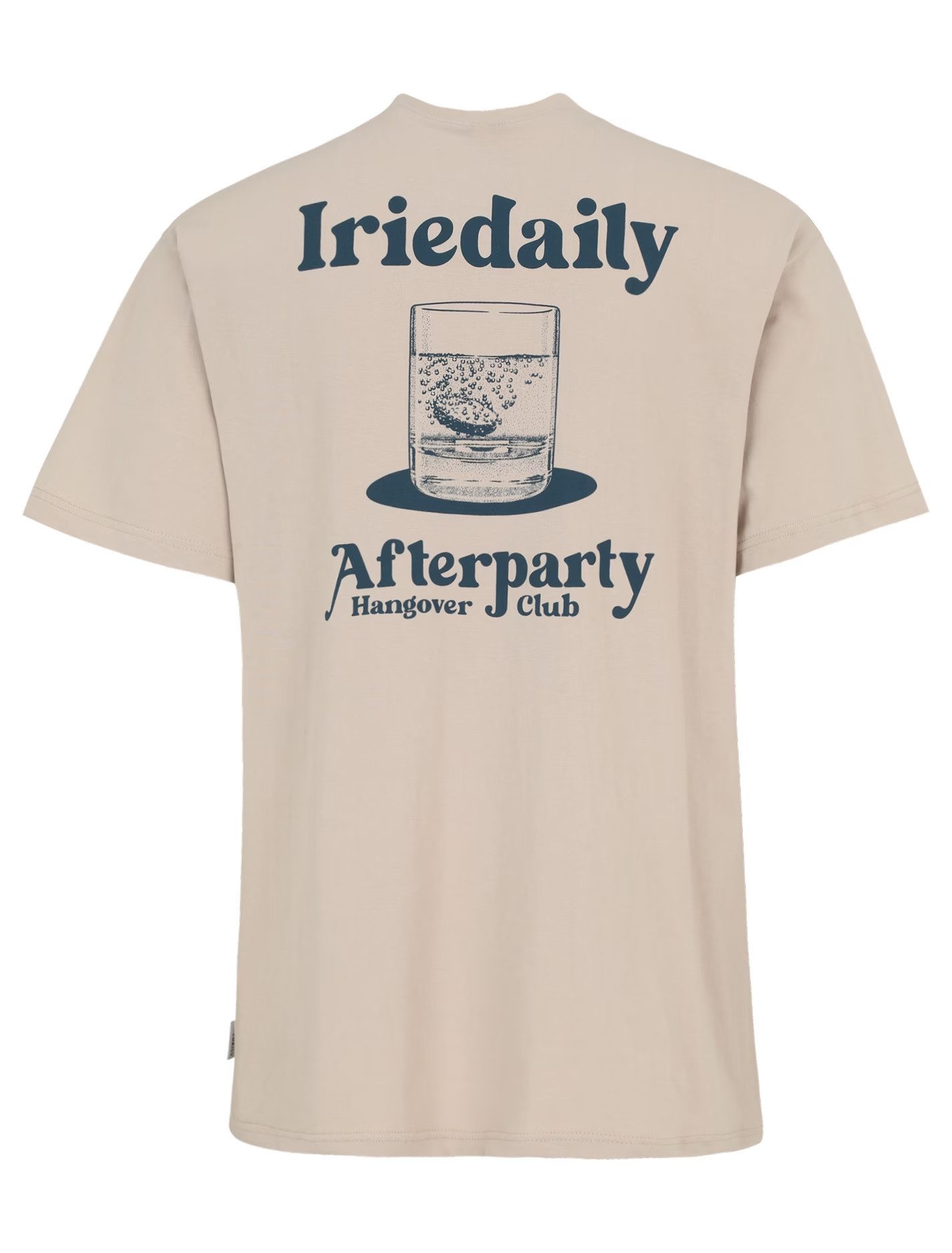 iriedaily Kurzarmshirt Hangover Club T-Shirt - Kurzarmshirt Herren Baumwolle - Shirt sandfarb