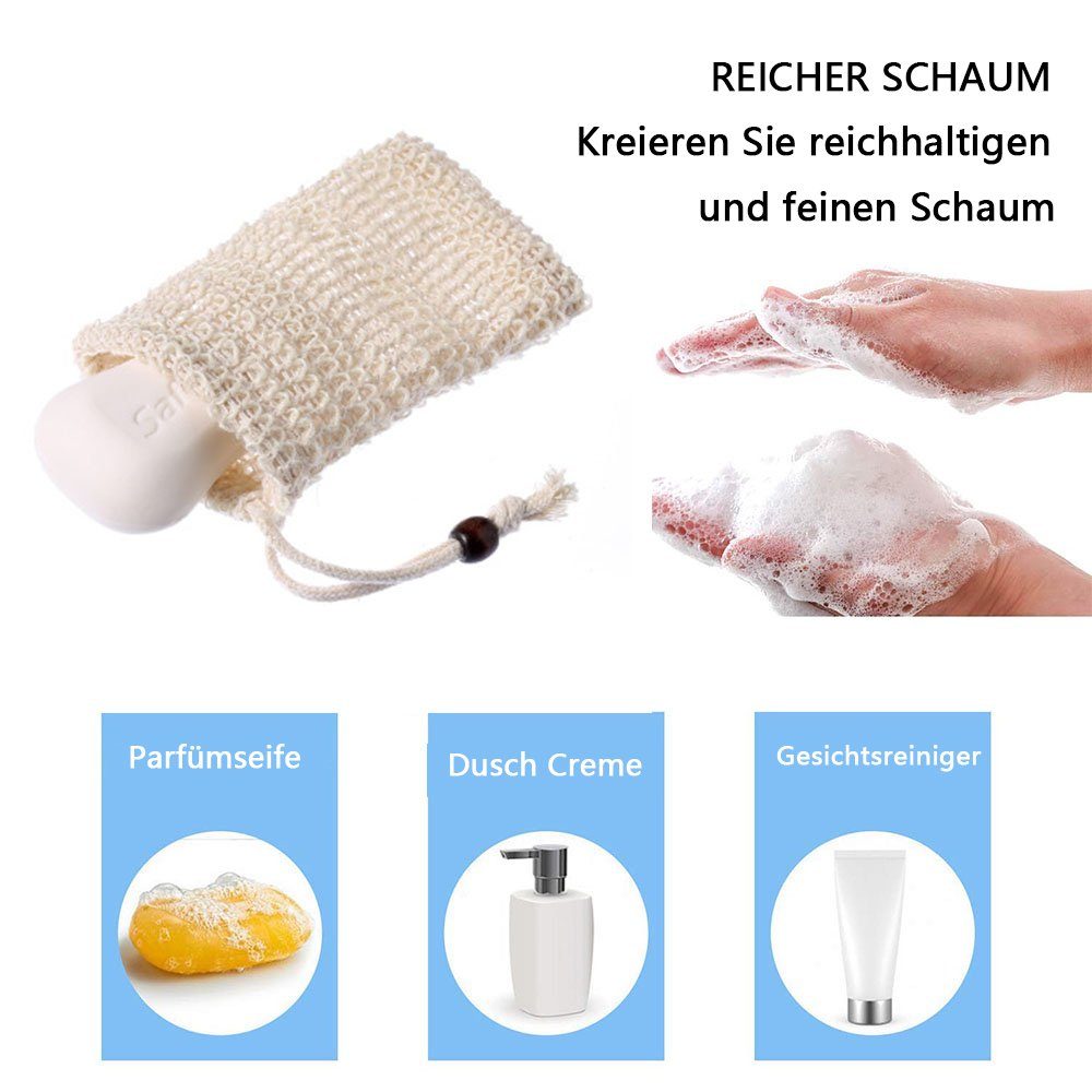 Massage 10x Jormftte Seifensäckchen,Peeling Körperpeeling