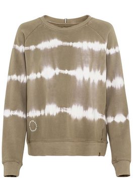 camel active Sweatshirt mit Tie-Dye Effekt