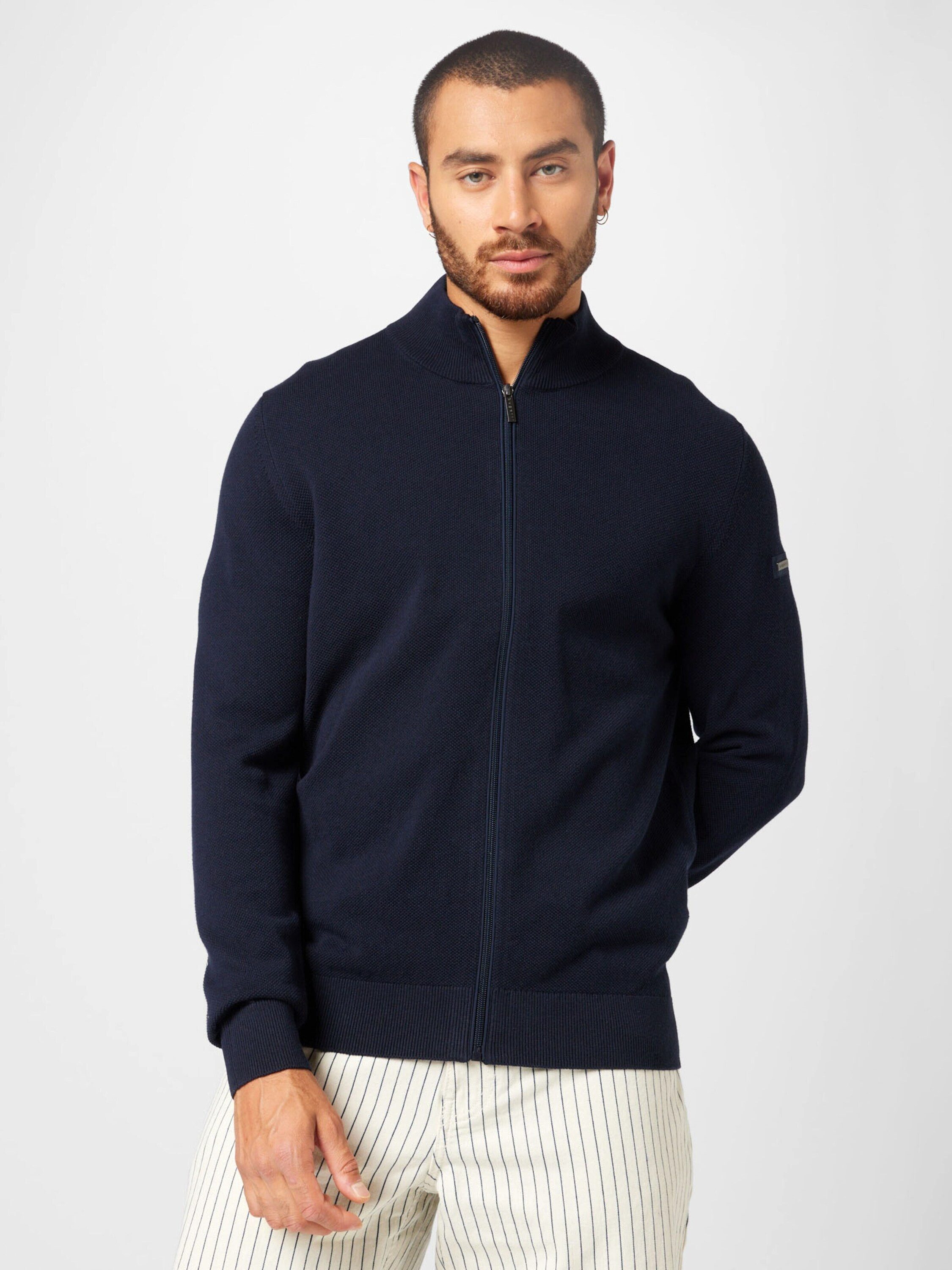 bugatti Strickjacke (1-tlg) Plain/ohne Details