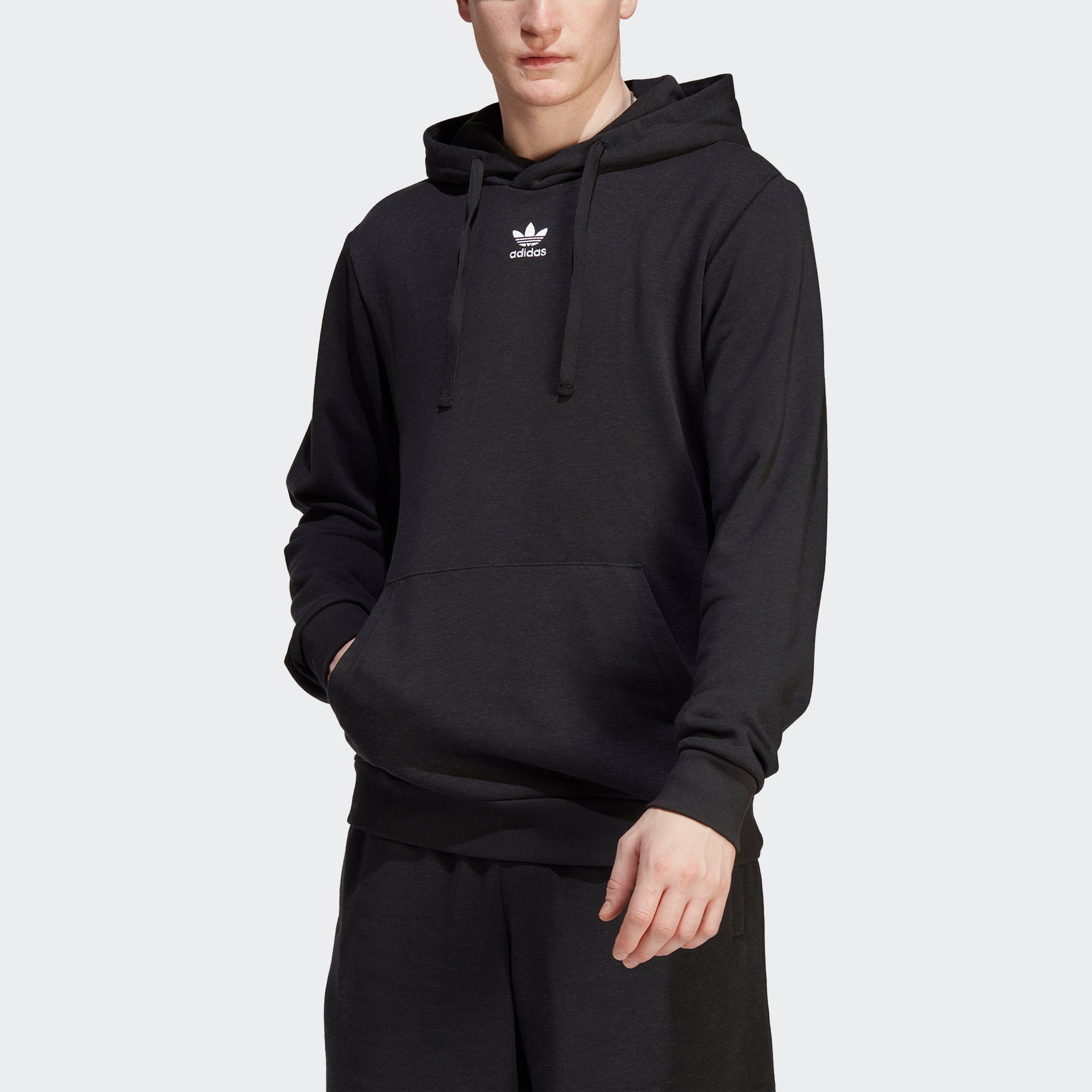 adidas Originals Kapuzensweatshirt ESSENTIALS+ Black MADE WITH HEMP HOODIE