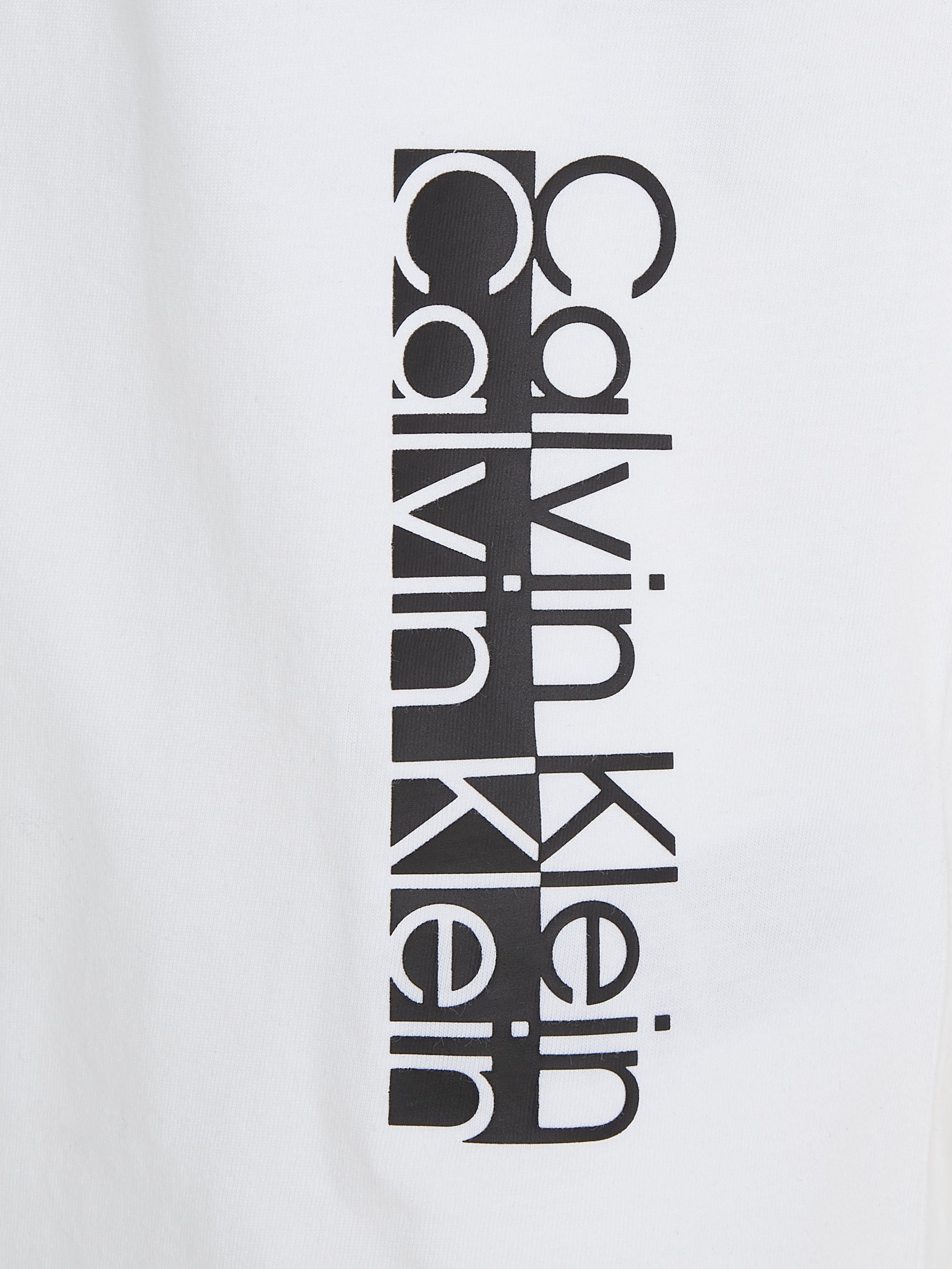 Calvin Klein T-Shirt LOGO T-SHIRT OFF-PLACED Bright White