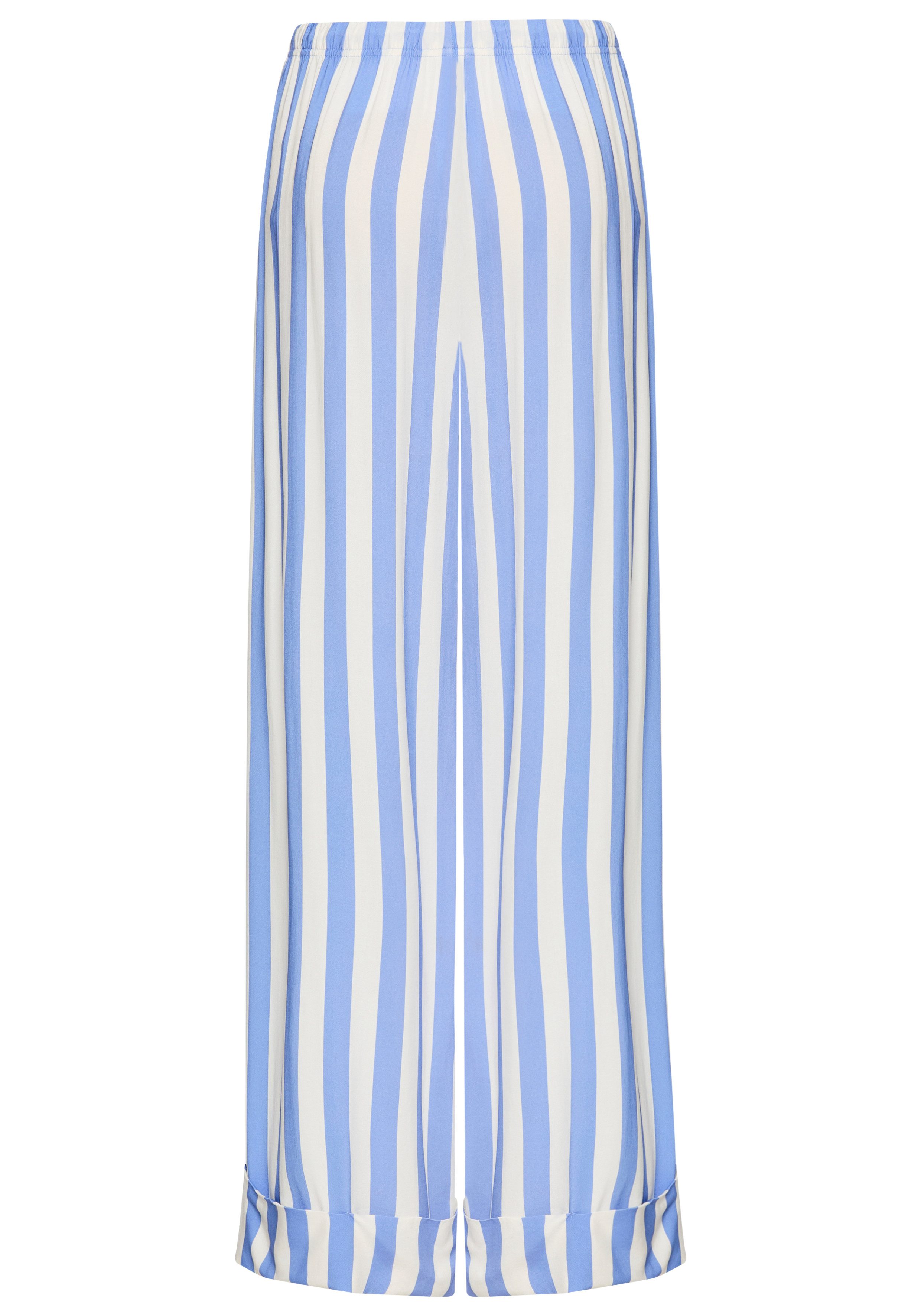 s.Oliver Pyjamahose (1-teilig) mit breitem Aufschlag am Saum günstig online kaufen