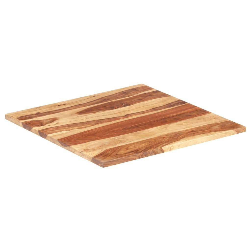 Tischplatte 70×70 25-27 Tischplatte Palisander mm cm Massivholz St) (1 vidaXL