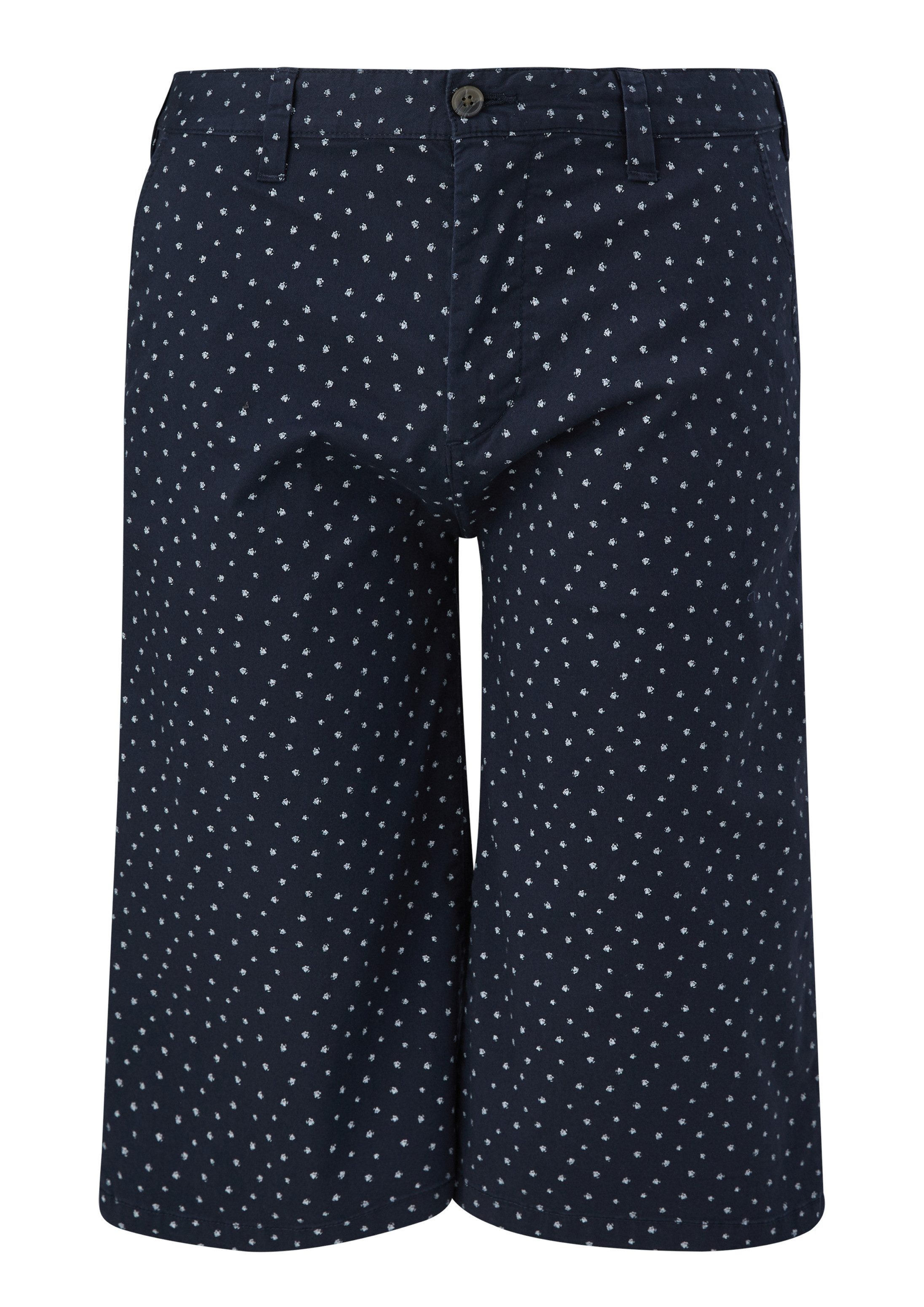 s.Oliver Shorts Hose DETROIT Slim: Bermuda mit Allover-Print