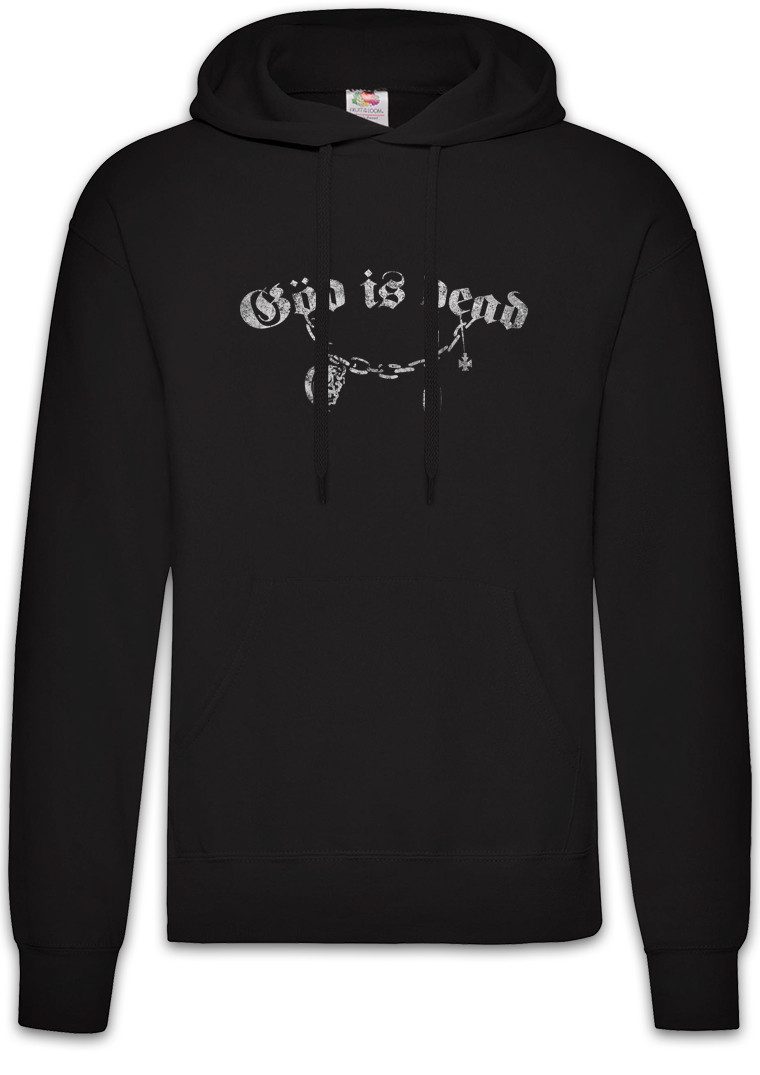 Hoodie Göd is Dead Herren Hoodie God Nietzsche Friedrich Gott Tot Metal Biker