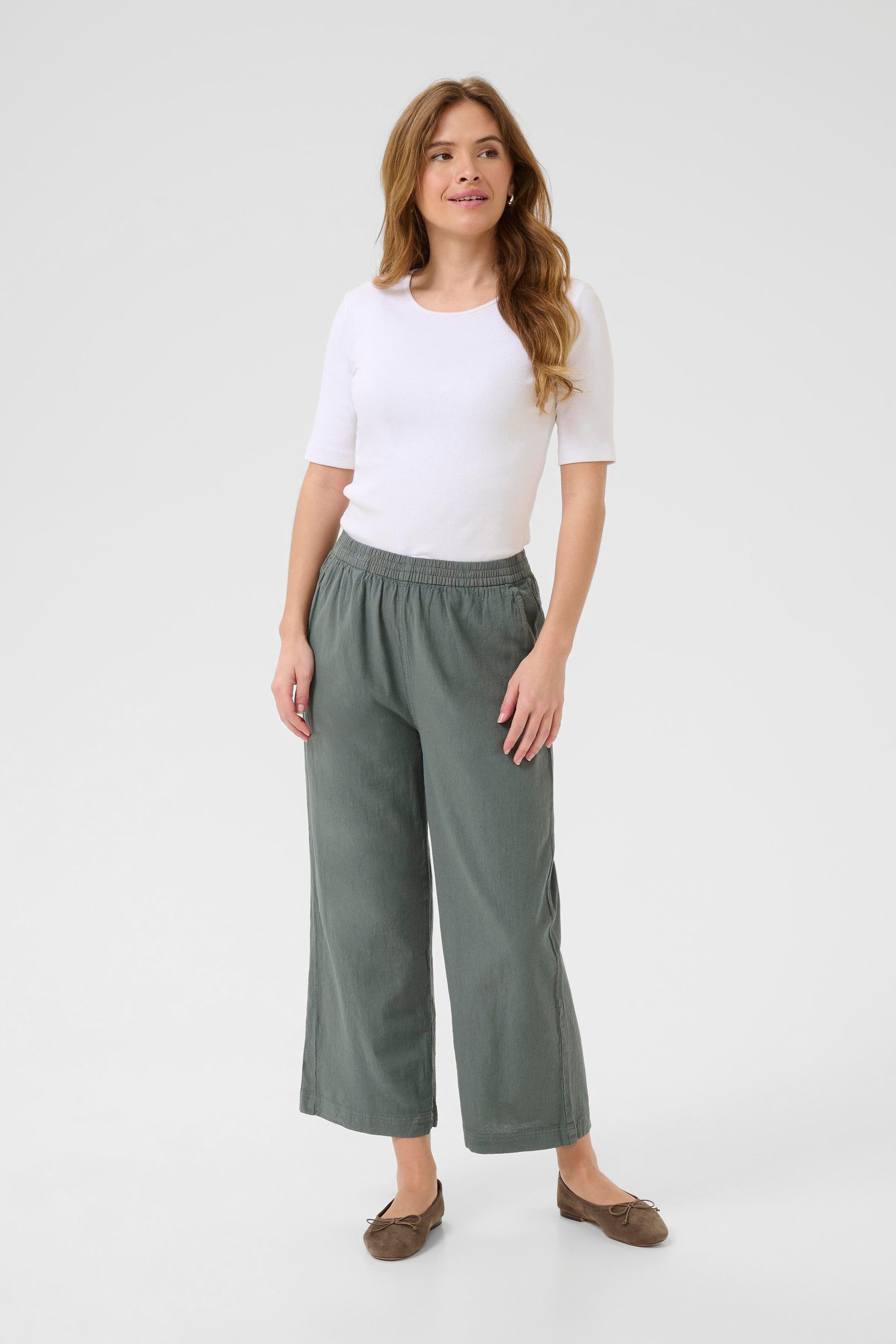 KAFFE Stoffhose Casual Hose KAnaya günstig online kaufen