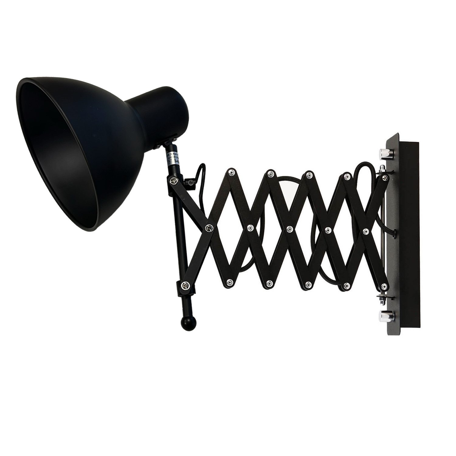 Licht-Erlebnisse Wandleuchte HARMONY, ohne Leuchtmittel, Wandlampe ausziehbar verstellbar Lampe