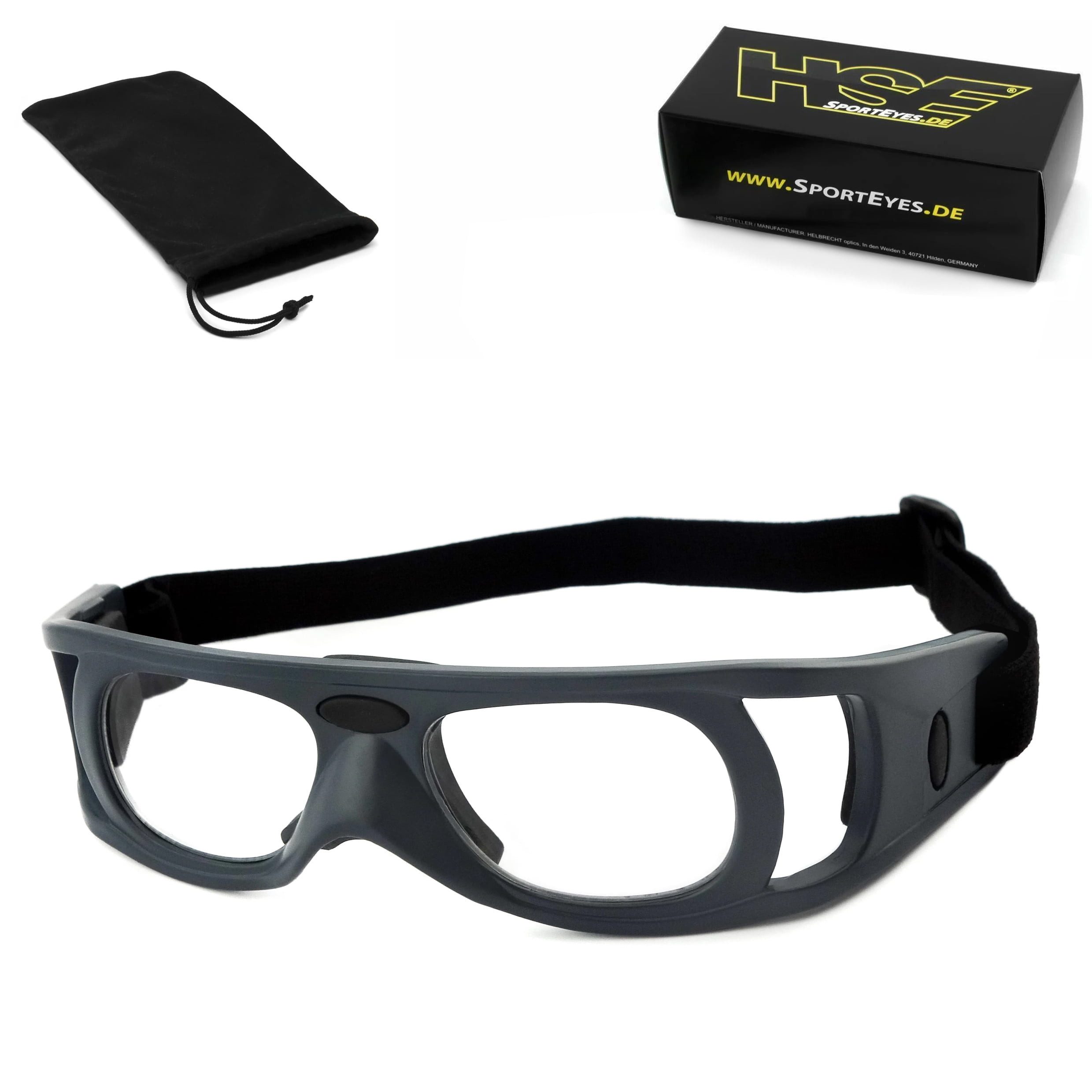 HSE - SportEyes Sportbrille 2400 Größe L, Schulsportbrille, Ballsportbrille