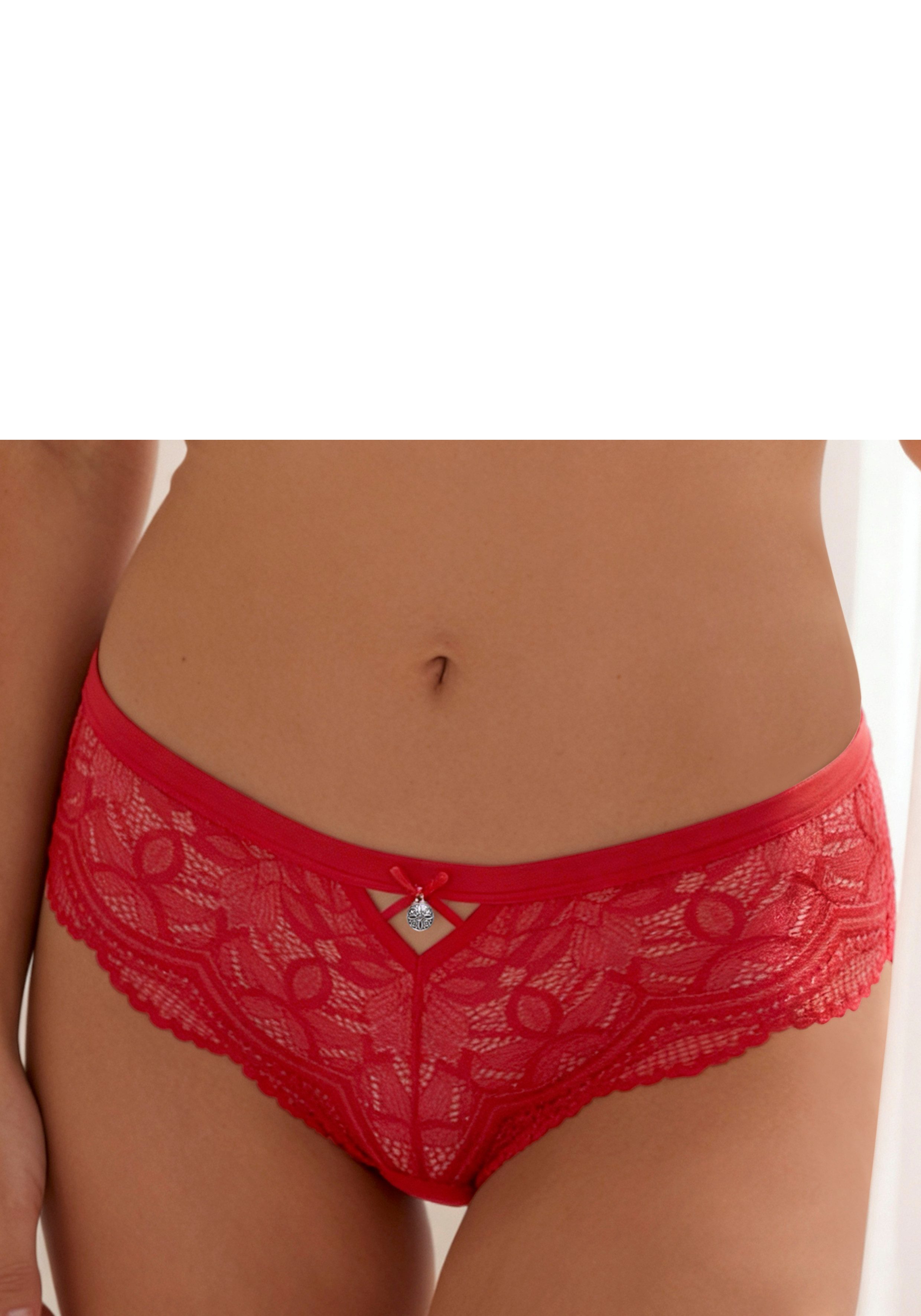 Nuance by Lascana Panty Vivianna rundherum aus transparenter Spitze