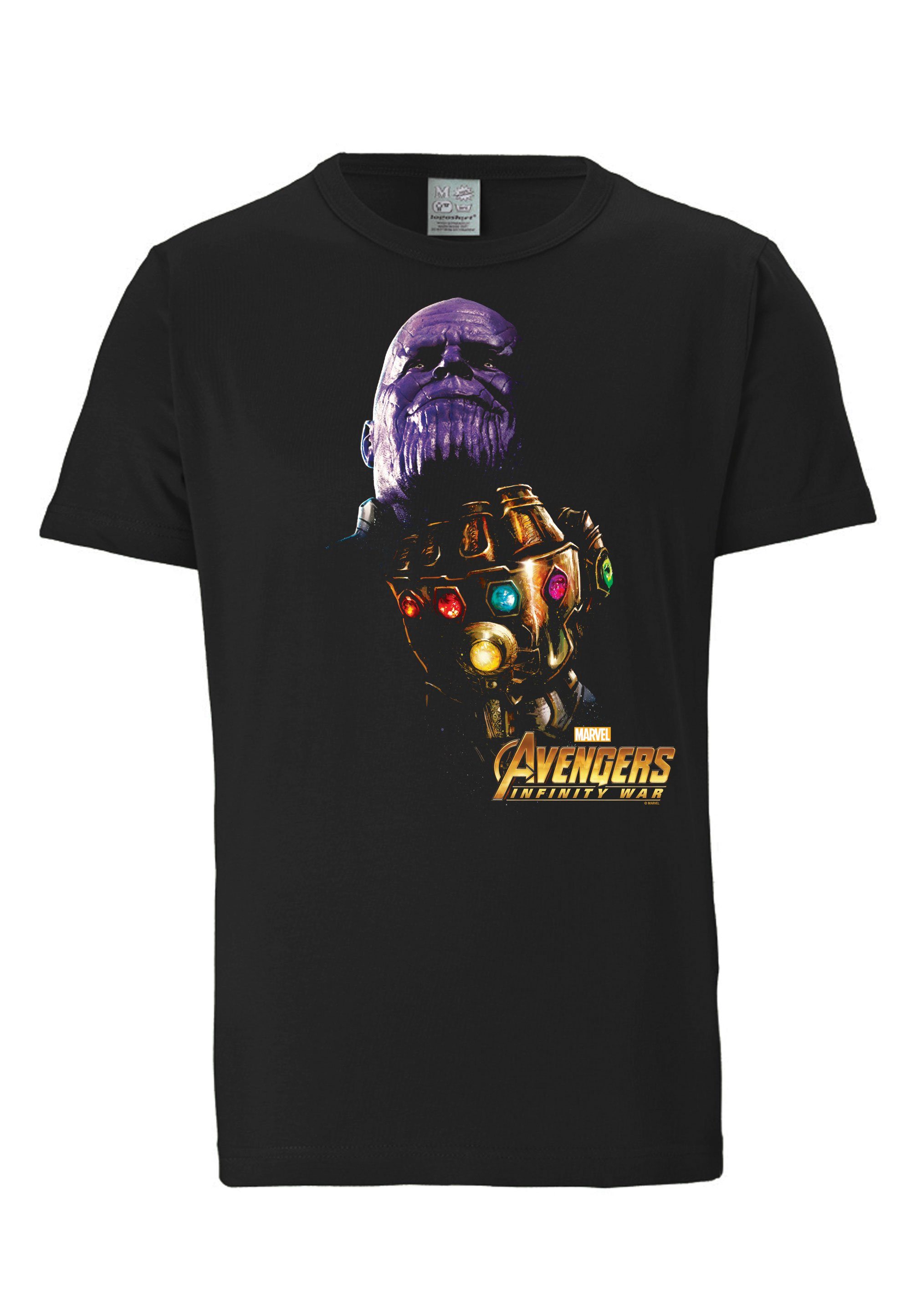 LOGOSHIRT T-Shirt Marvel - mit Thanos-Print Thanos